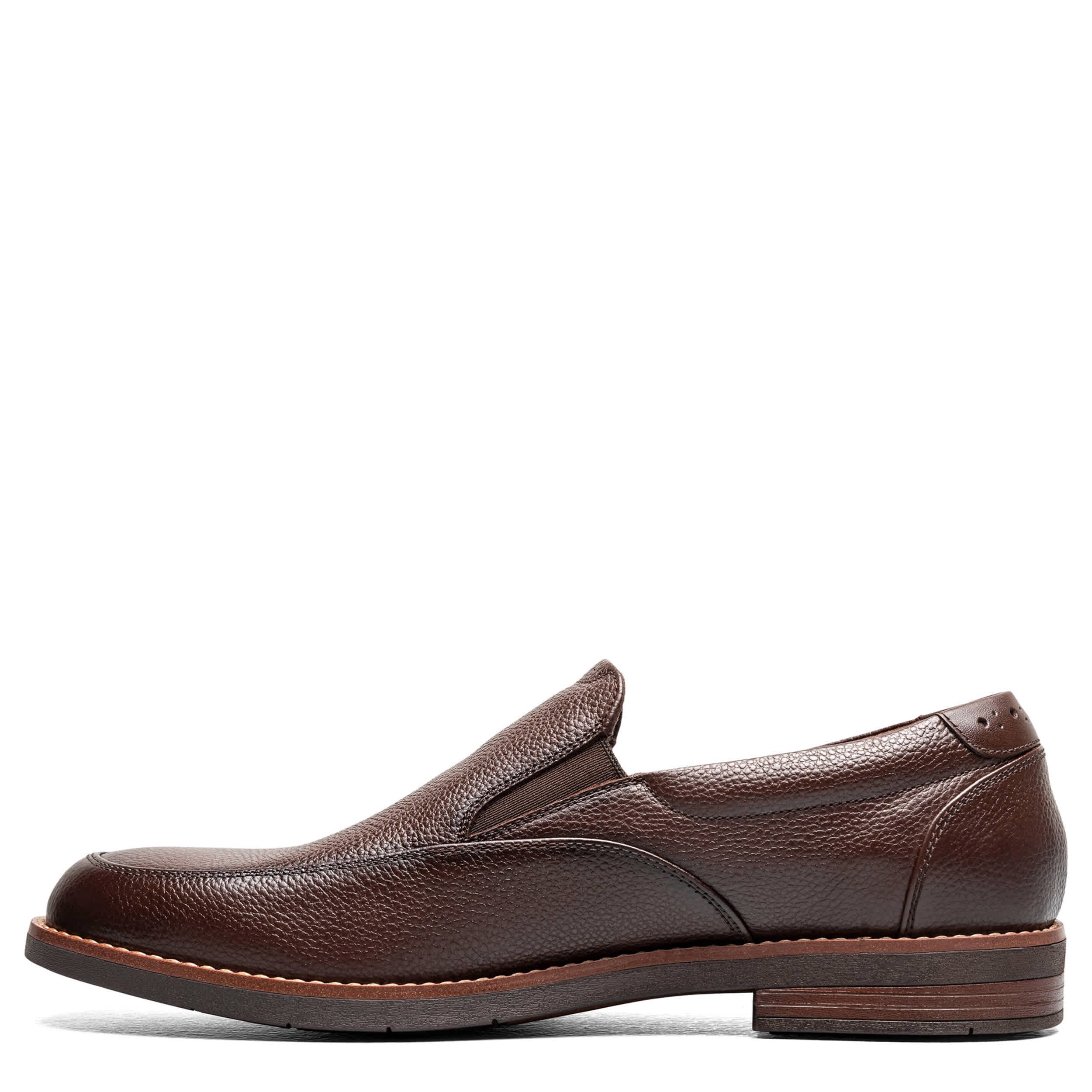 NUNN BUSH-MENS FITZ FLEX MOC TOE VENETIAN LOAFER-BROWN & 