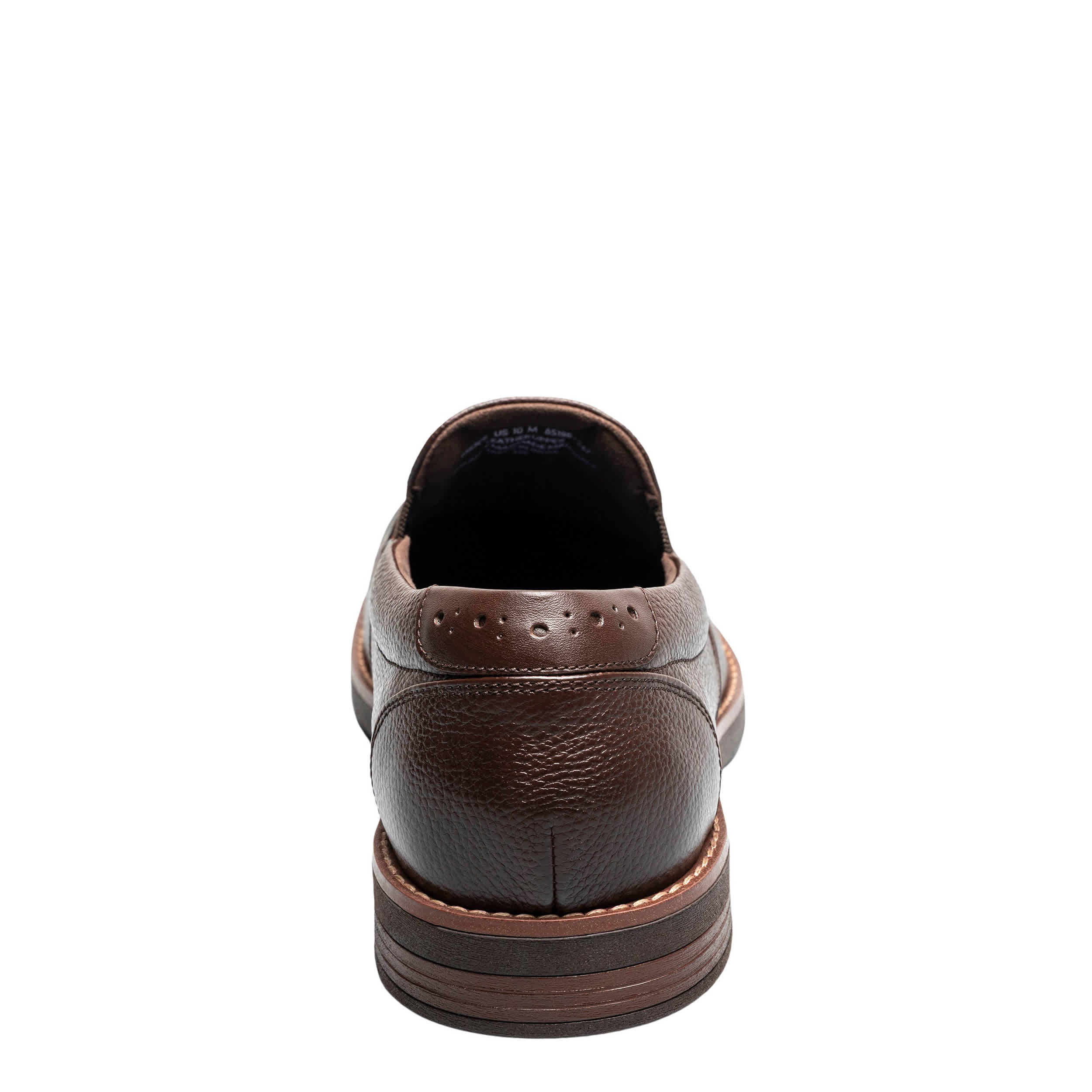 NUNN BUSH-MENS FITZ FLEX MOC TOE VENETIAN LOAFER-BROWN & 