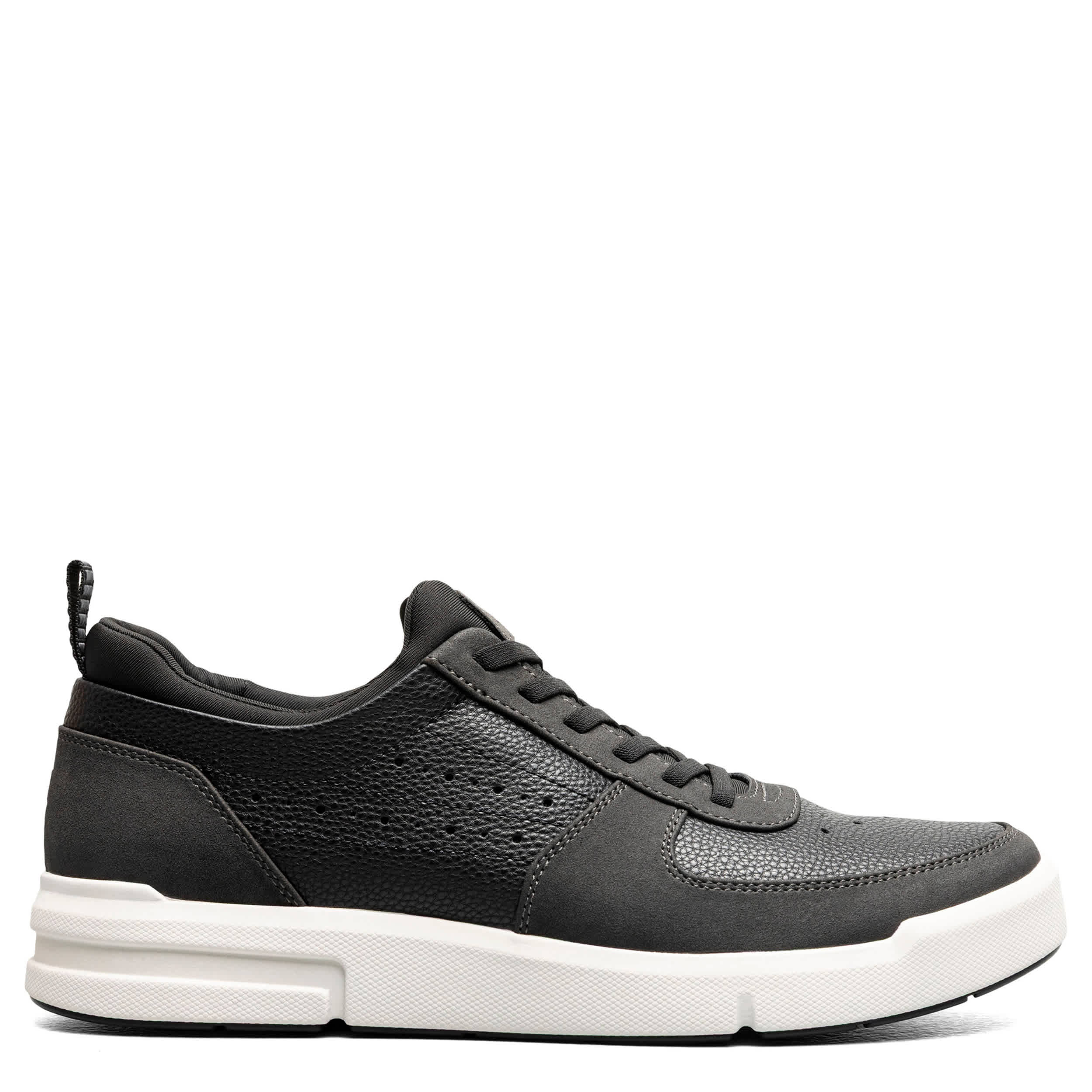 NUNN BUSH-MENS KORE CITY RALLY MOC TOE SNEAKER-BLACK & 