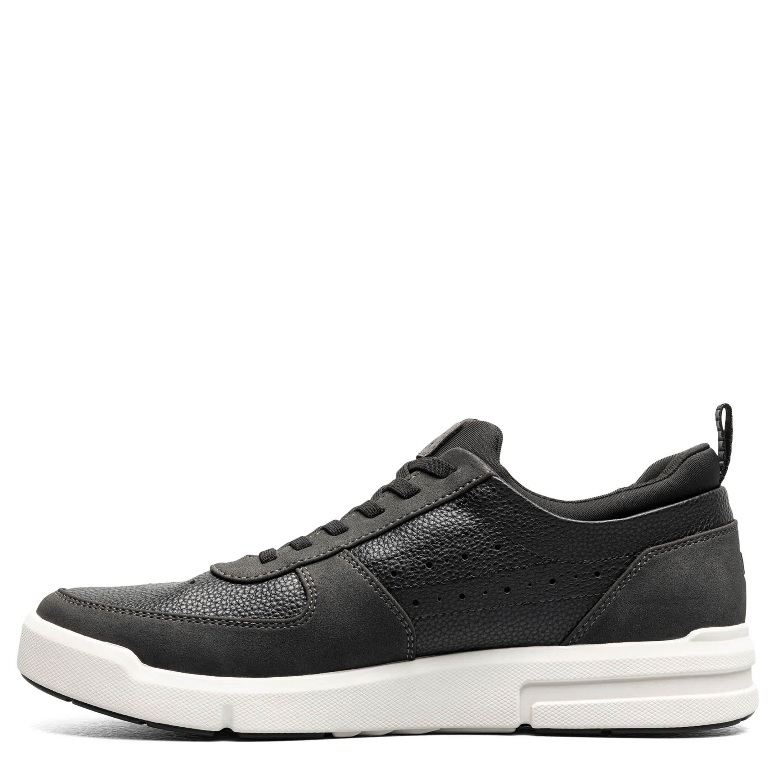NUNN BUSH-MENS KORE CITY RALLY MOC TOE SNEAKER-BLACK & 