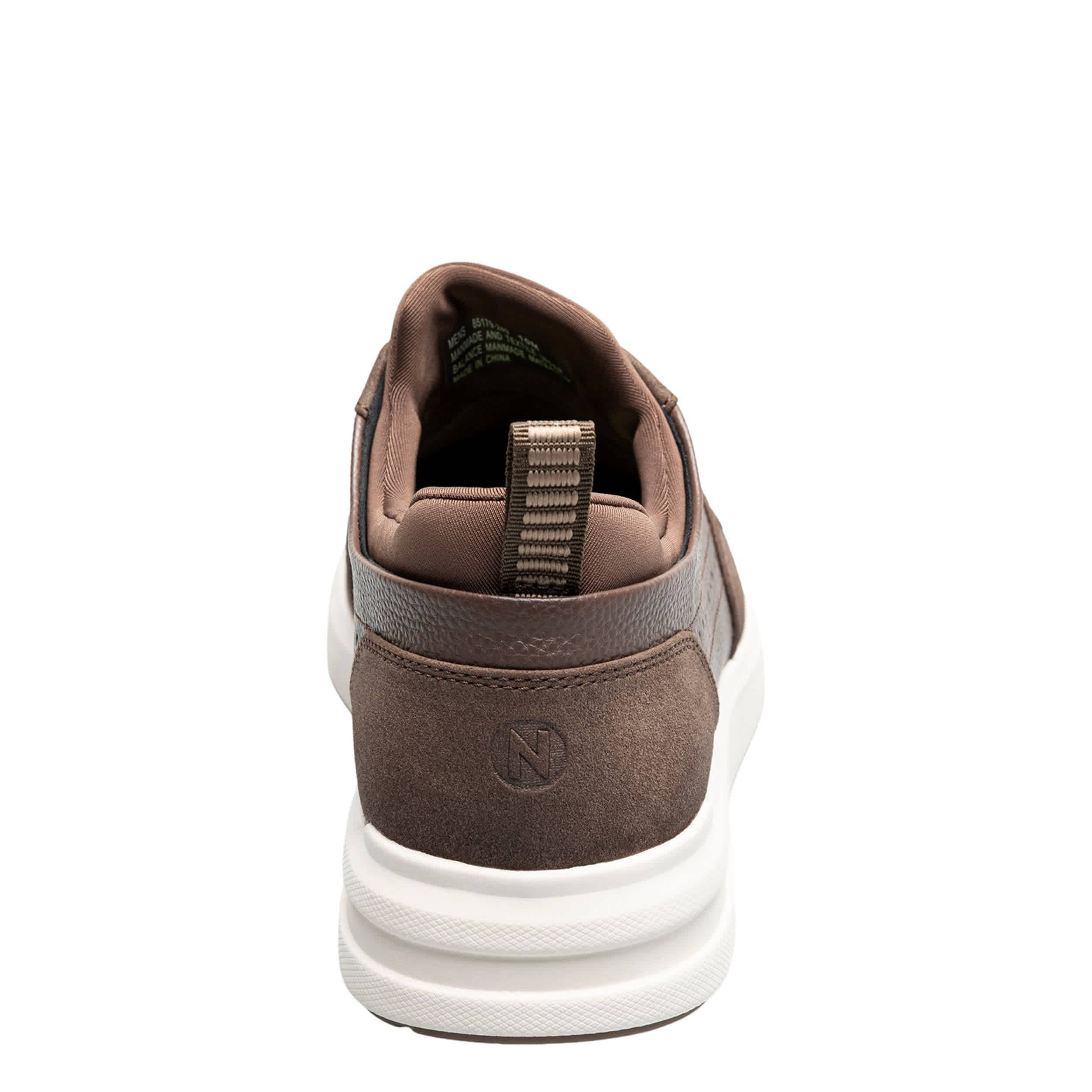 NUNN BUSH-MENS KORE CITY RALLY MOC TOE SNEAKER-BROWN & 
