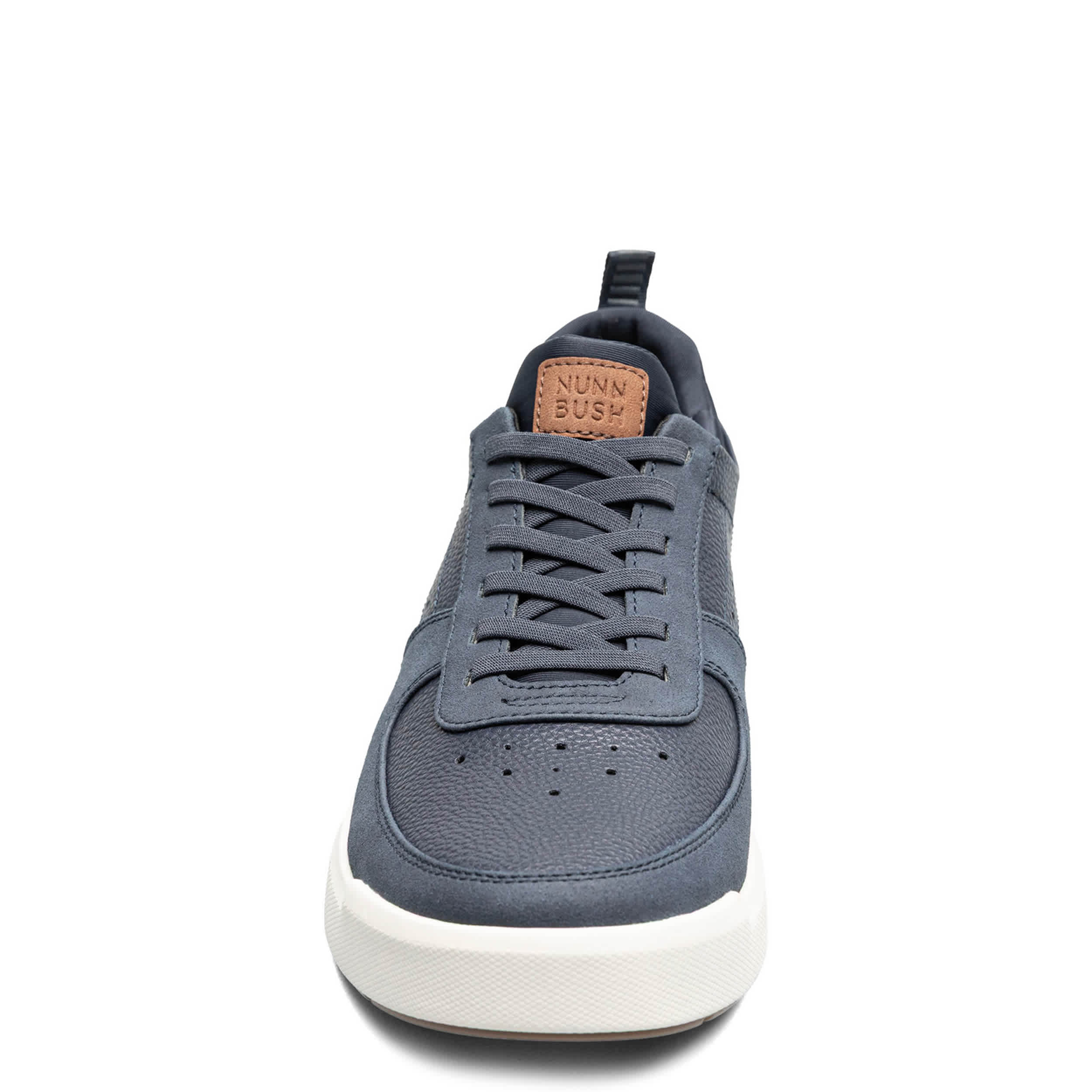 NUNN BUSH-MENS KORE CITY RALLY MOC TOE SNEAKER-NAVY & 