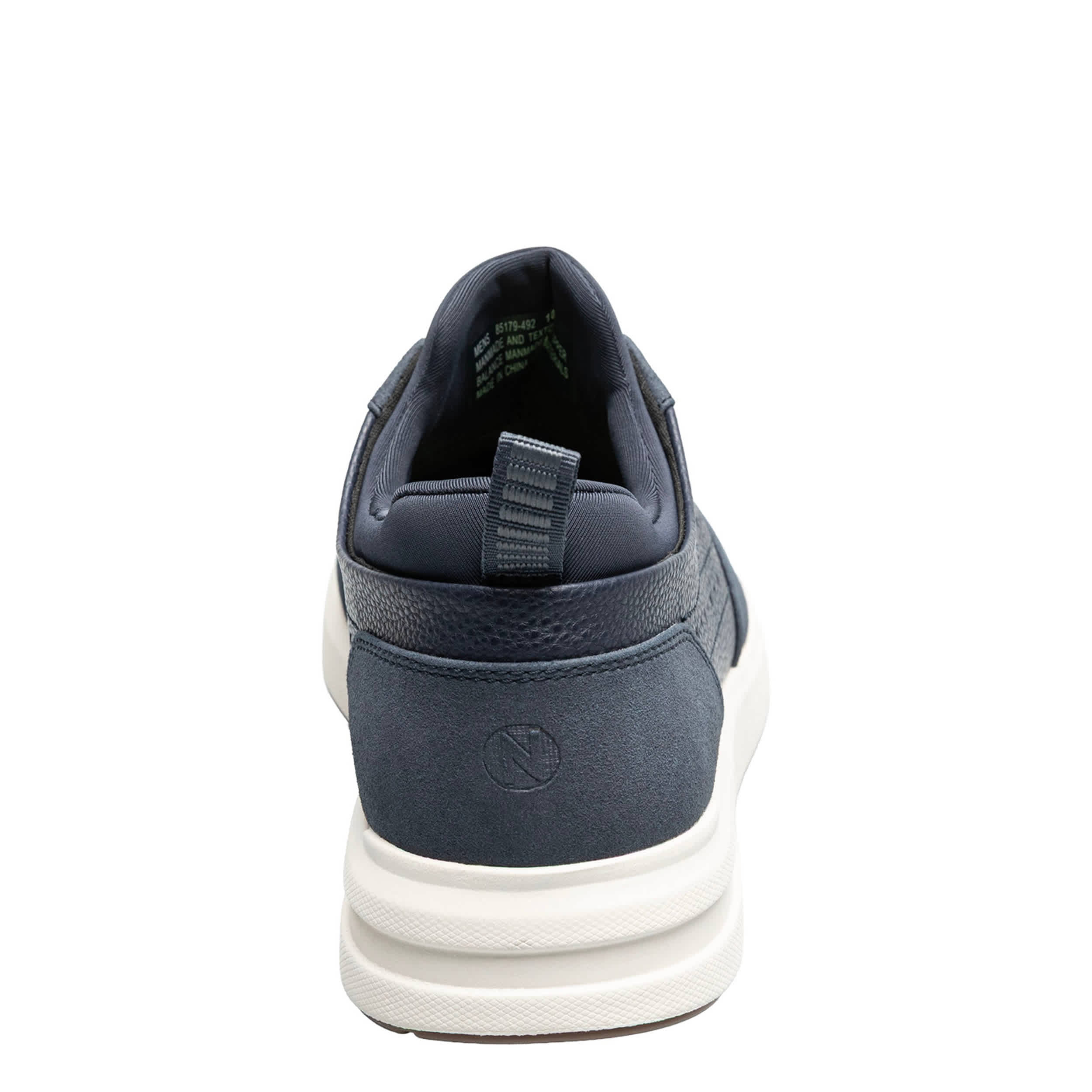 NUNN BUSH-MENS KORE CITY RALLY MOC TOE SNEAKER-NAVY & 