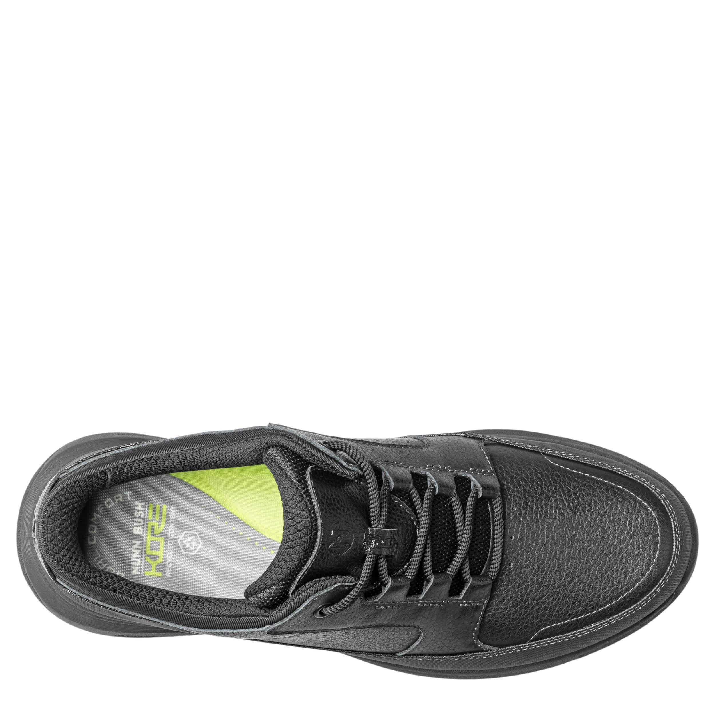 NUNN BUSH-MENS KORE TAZ EZ HANDS FREE MOC TOE OXFORD-BLACK & 
