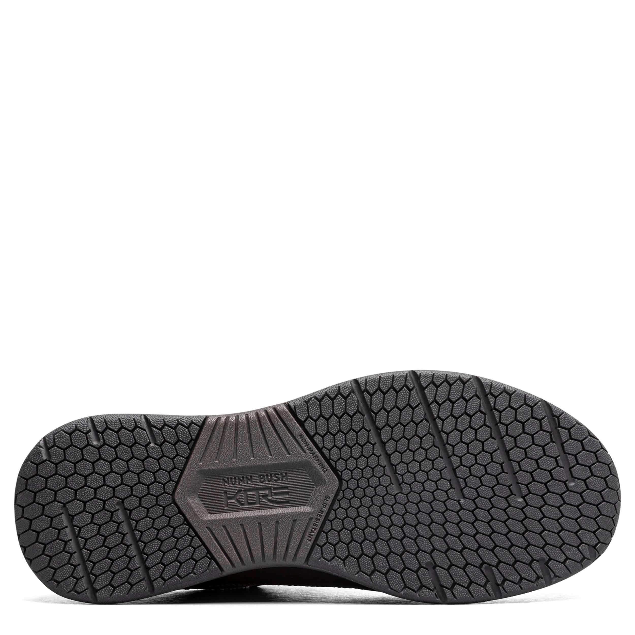 NUNN BUSH-MENS KORE TAZ EZ HANDS FREE MOC TOE SLIP ON-BROWN & BROWN