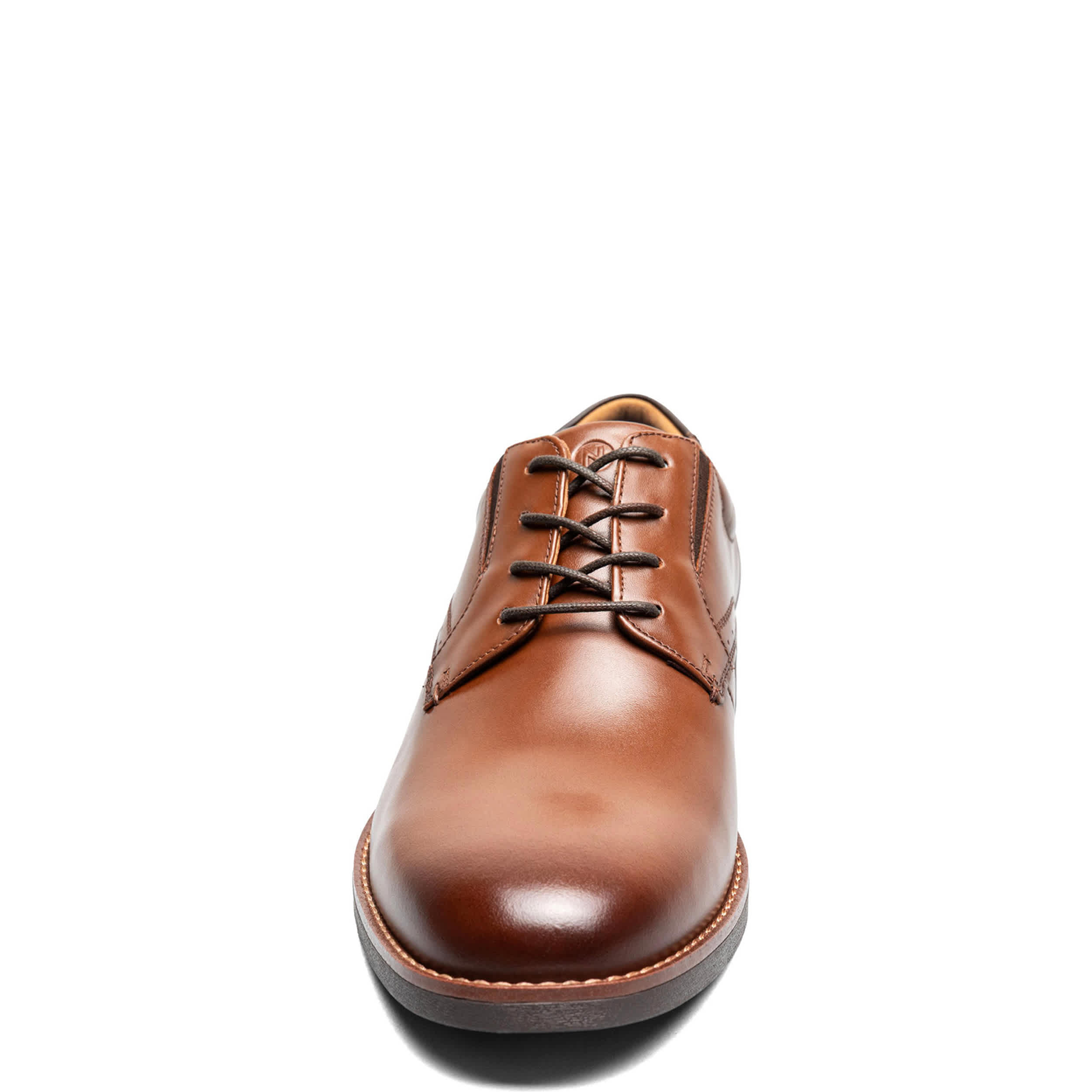 NUNN BUSH-MENS FITZ FLEX PLAIN TOE OXFORD-COGNAC & 