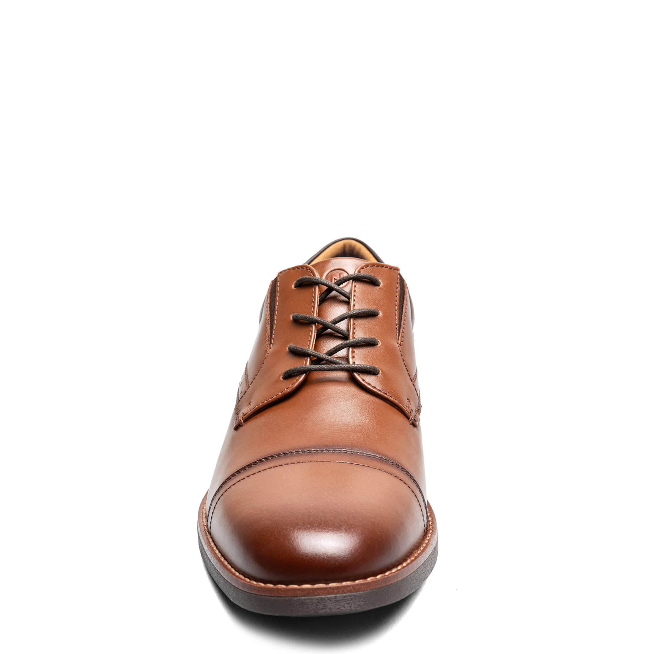 NUNN BUSH-MENS FITZ FLEX PLAIN TOE OXFORD-COGNAC & 