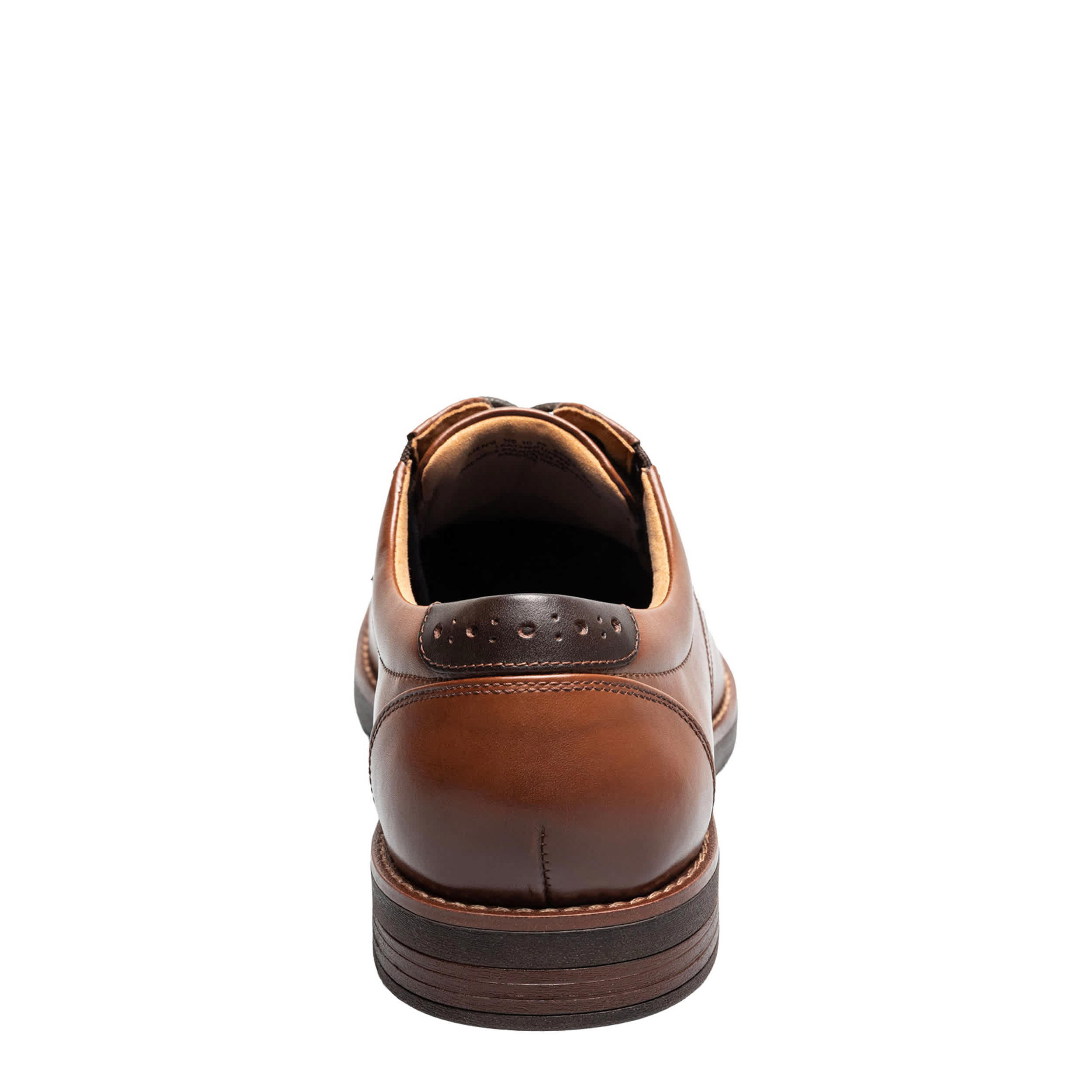 NUNN BUSH-MENS FITZ FLEX PLAIN TOE OXFORD-COGNAC & 