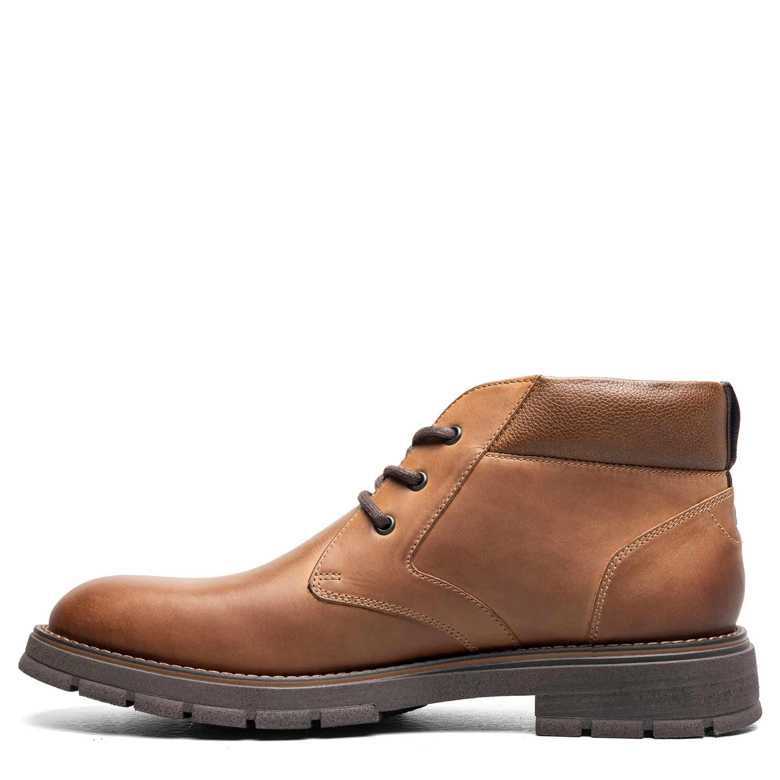 NUNN BUSH-MENS BRIGGS PLAIN TOE CHUKKA BOOT-TAN & 