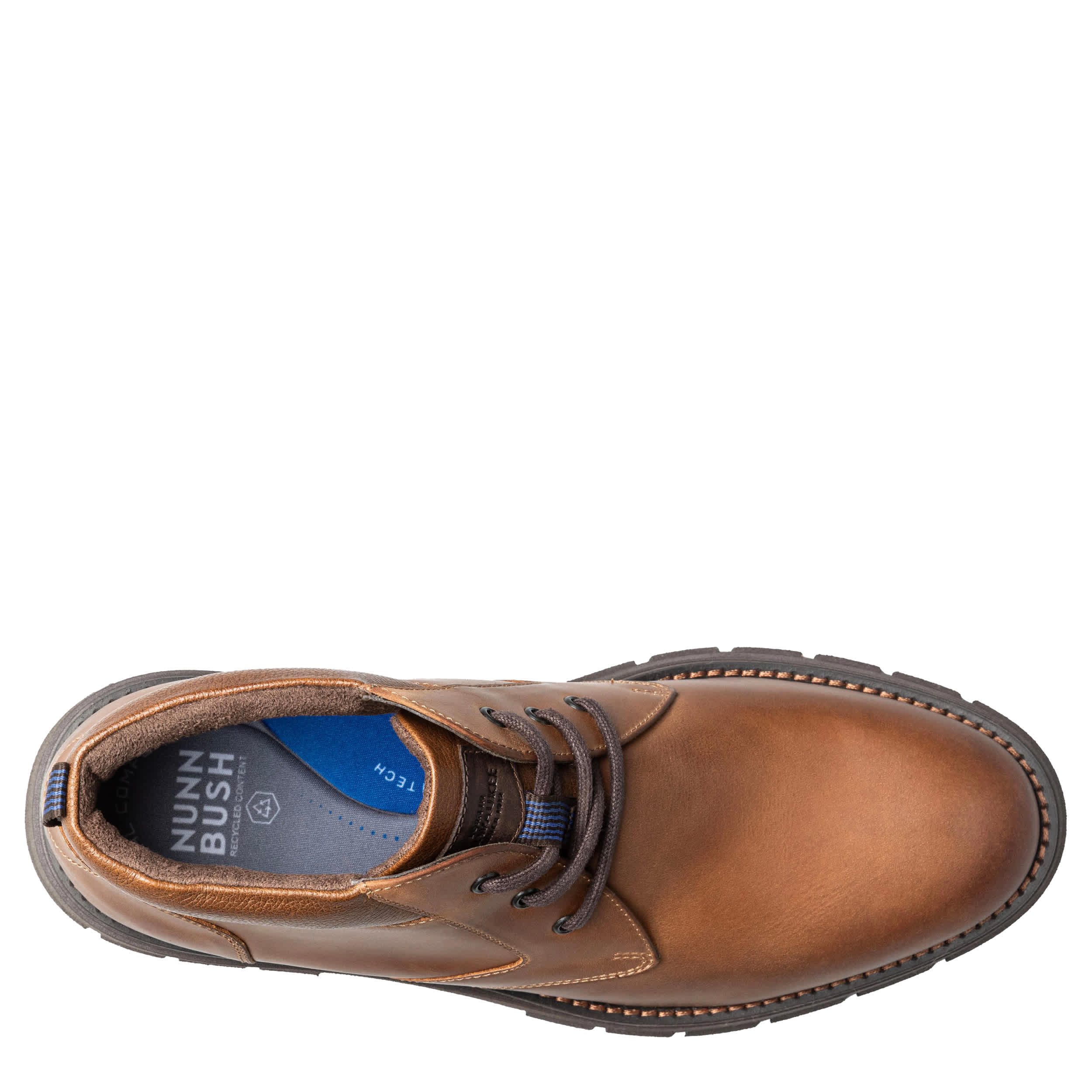 NUNN BUSH-MENS BRIGGS PLAIN TOE CHUKKA BOOT-TAN & 