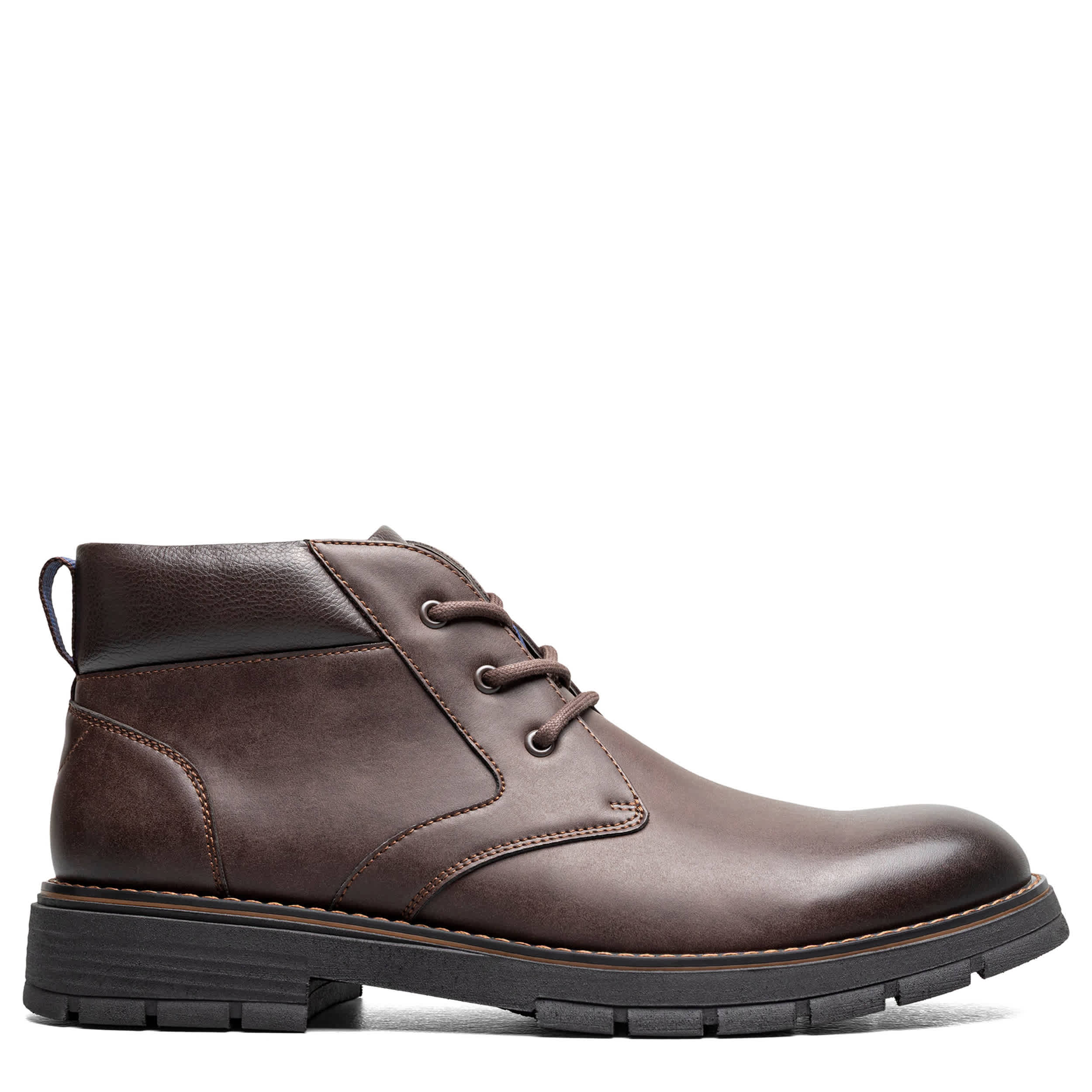 NUNN BUSH-MENS BRADY PLAIN TOE LACE-UP BOOT-BROWN & 