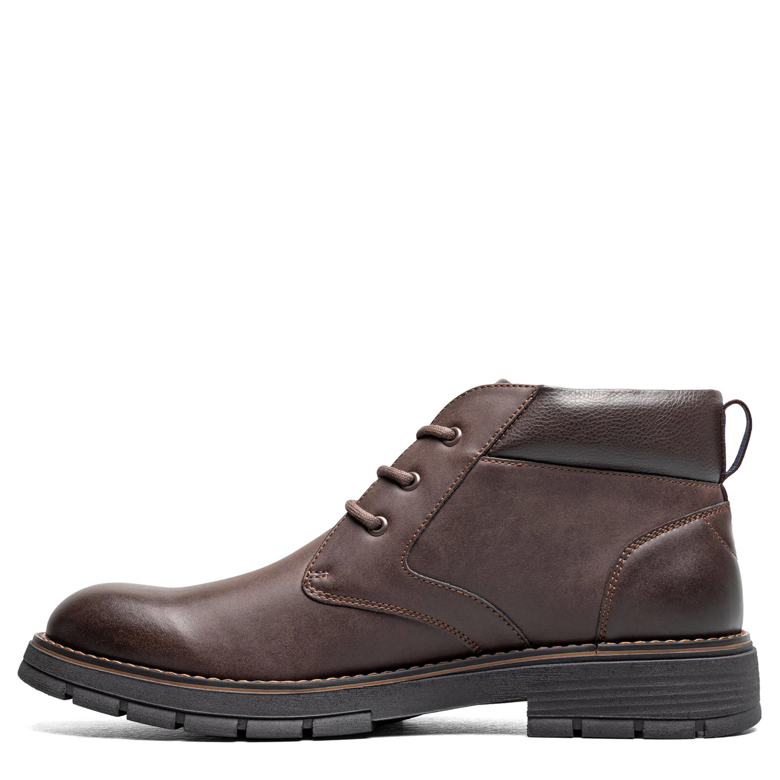 NUNN BUSH-MENS BRADY PLAIN TOE LACE-UP BOOT-BROWN & 