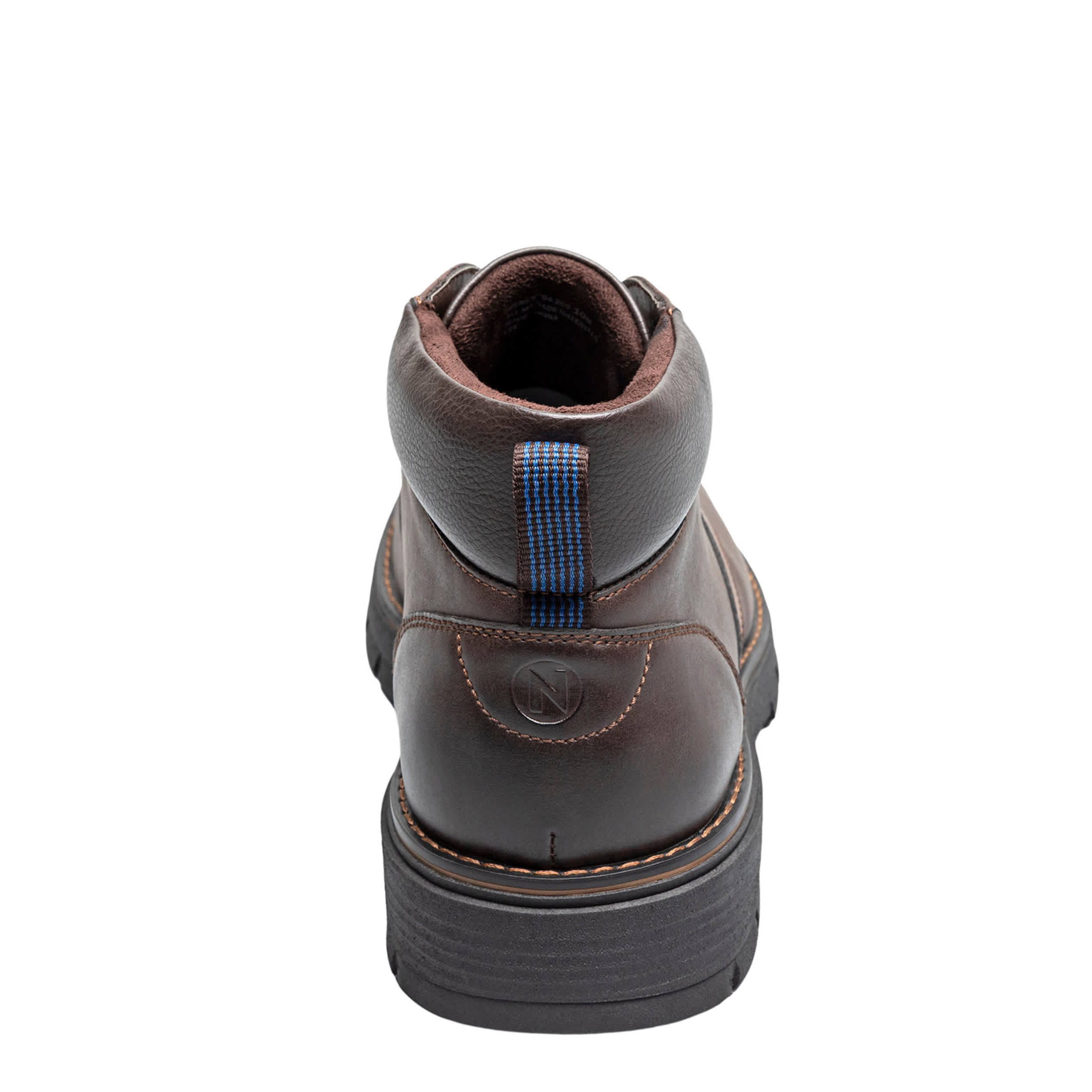 NUNN BUSH-MENS BRADY PLAIN TOE LACE-UP BOOT-BROWN & 