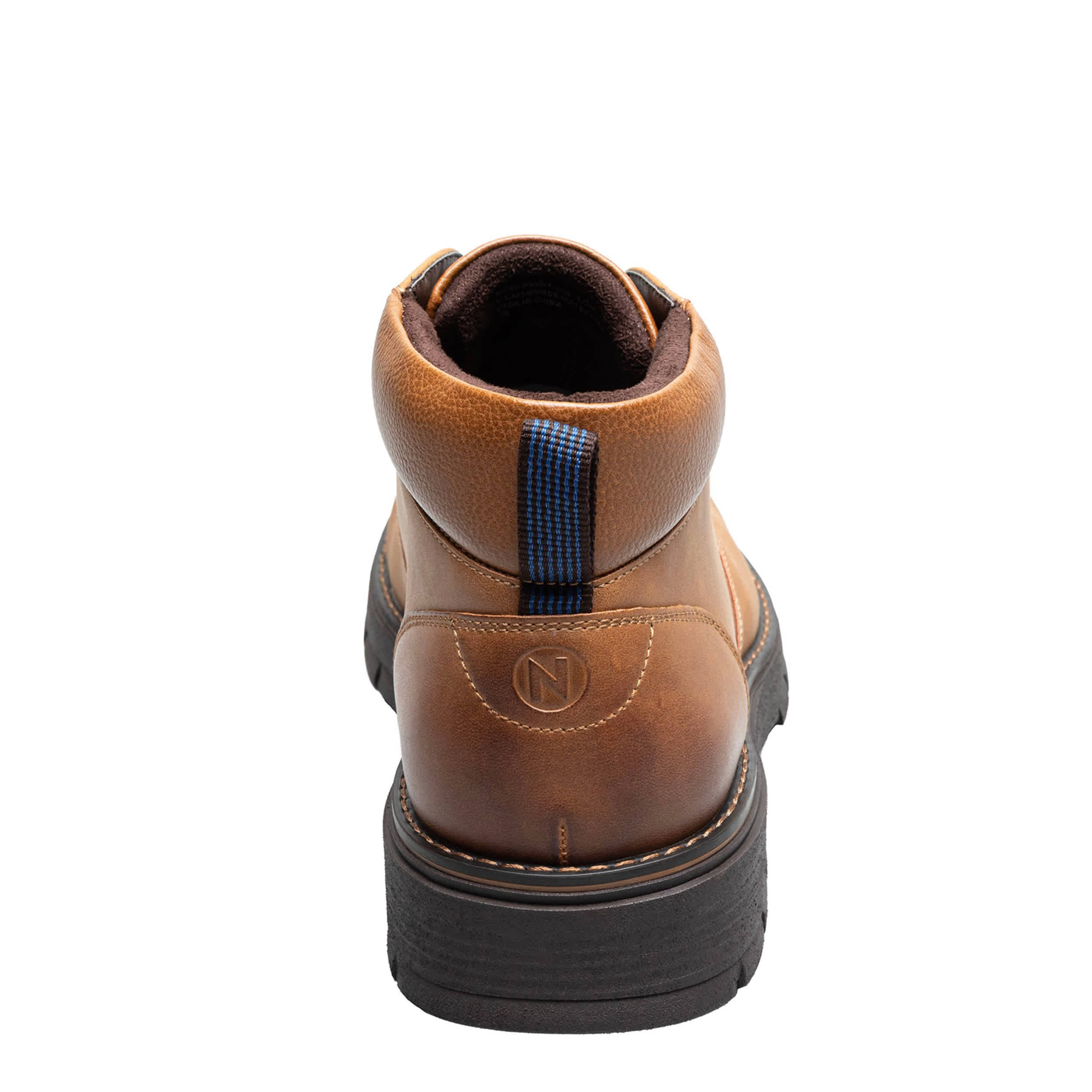 NUNN BUSH-MENS BRADY PLAIN TOE LACE-UP BOOT-TAN & 