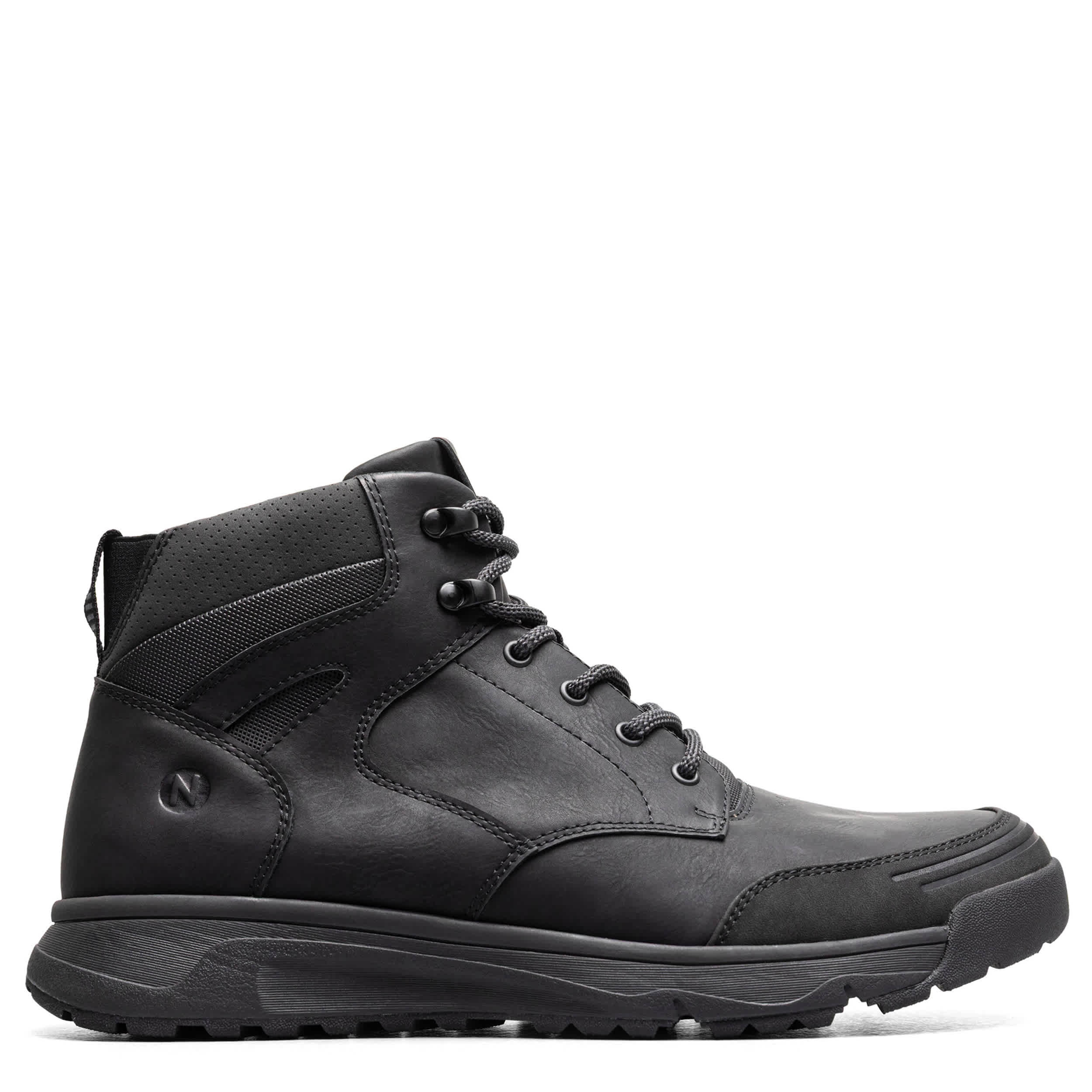 NUNN BUSH-MENS SEDONA MOC TOE BOOT-BLACK & 