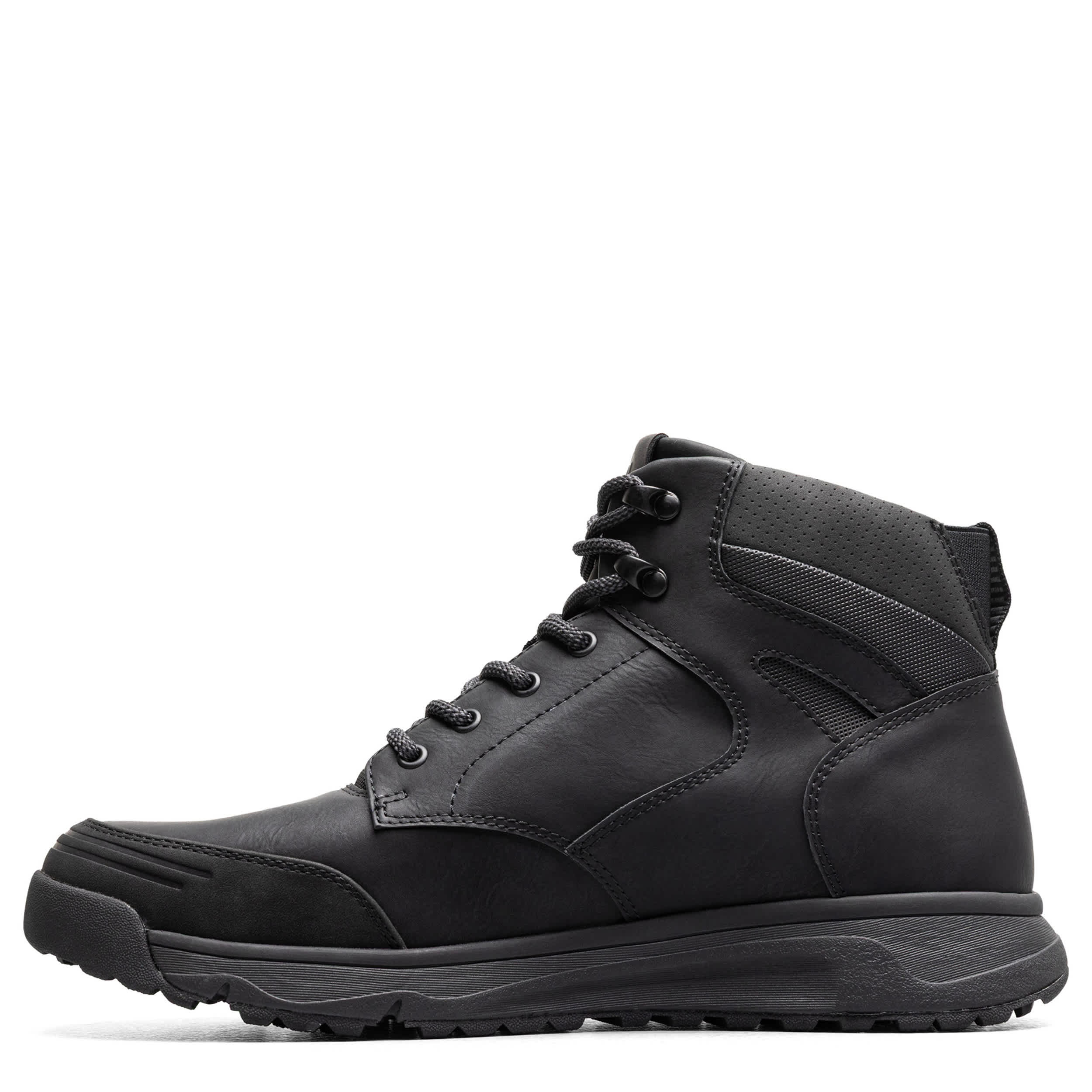 NUNN BUSH-MENS SEDONA MOC TOE BOOT-BLACK & 
