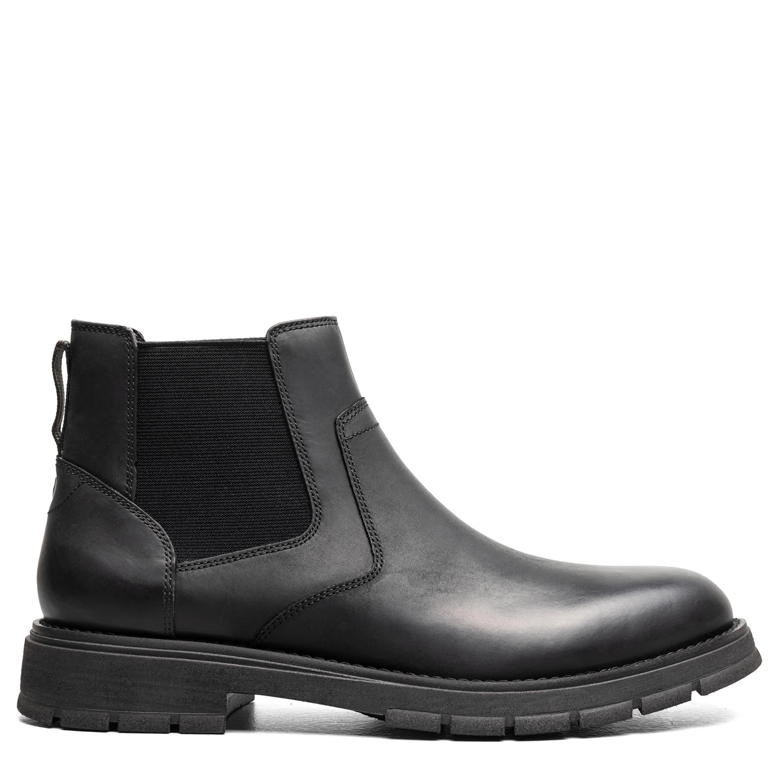 NUNN BUSH-MENS BRIGGS PLAIN TOE CHELSEA BOOT-BLACK & 