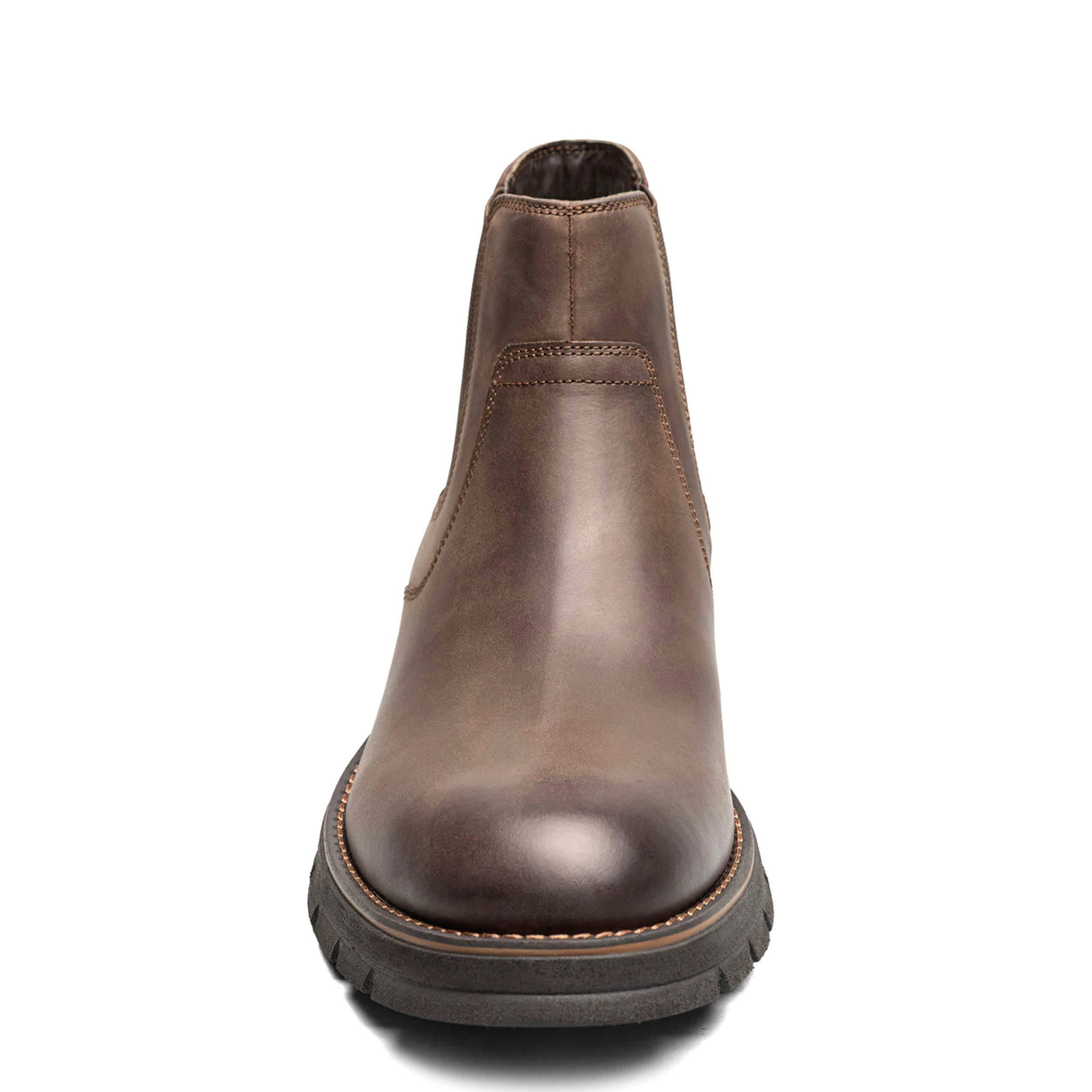 NUNN BUSH-MENS BRIGGS PLAIN TOE CHELSEA BOOT-BROWN & 