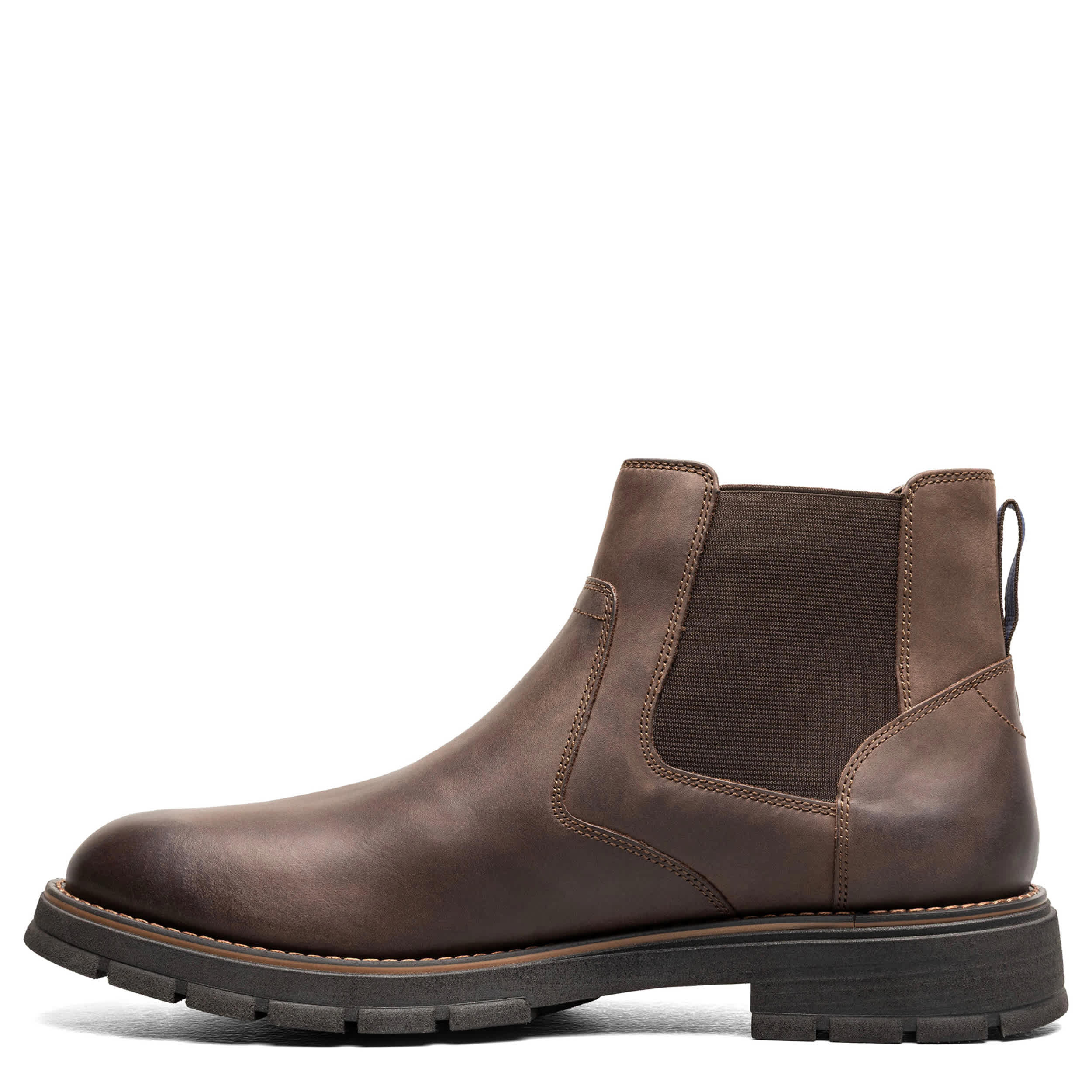 NUNN BUSH-MENS BRIGGS PLAIN TOE CHELSEA BOOT-BROWN & 