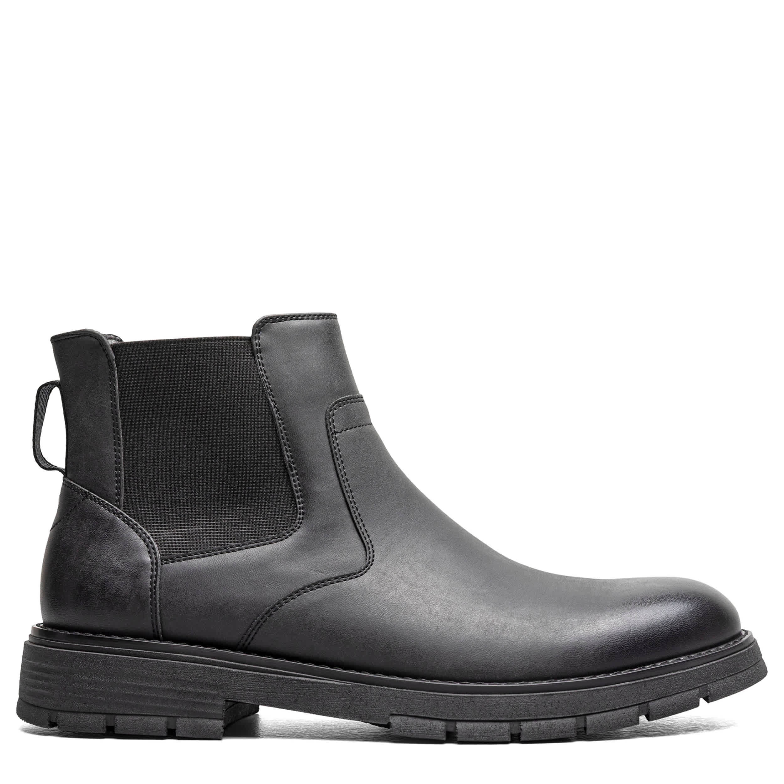 NUNN BUSH-MENS BRADY PLAIN TOE CHELSEA BOOT-BLACK & 