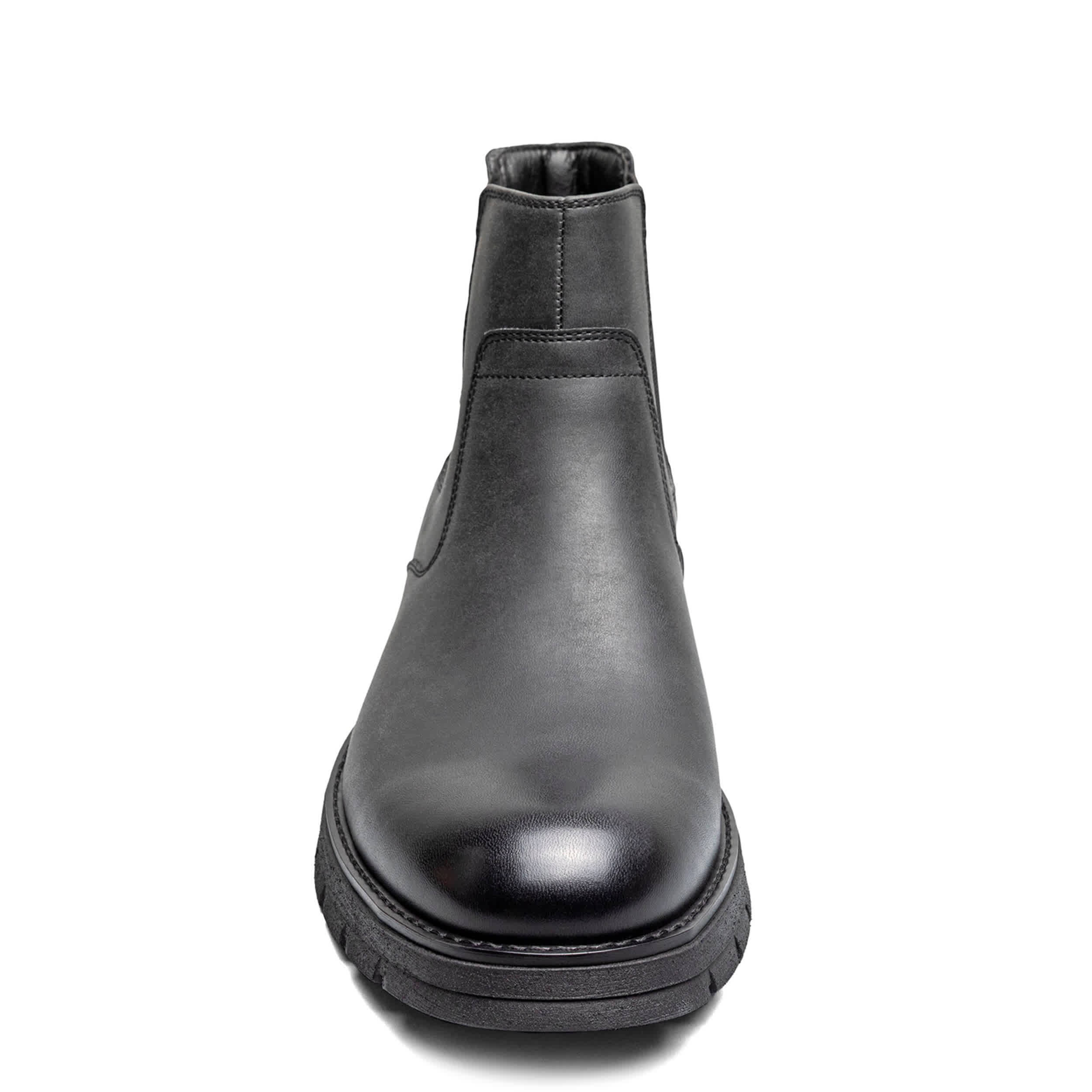 NUNN BUSH-MENS BRADY PLAIN TOE CHELSEA BOOT-BLACK & 
