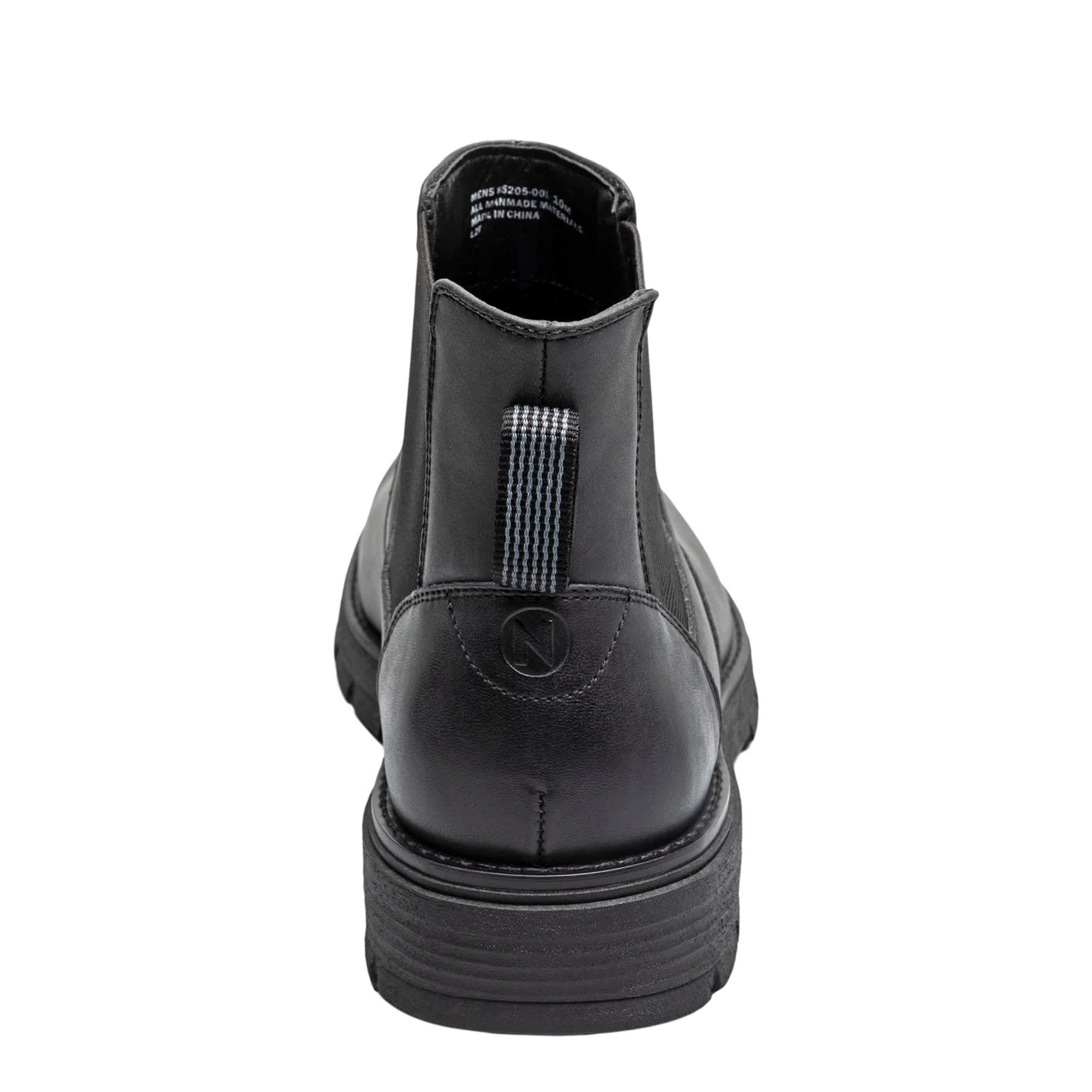 NUNN BUSH-MENS BRADY PLAIN TOE CHELSEA BOOT-BLACK & 