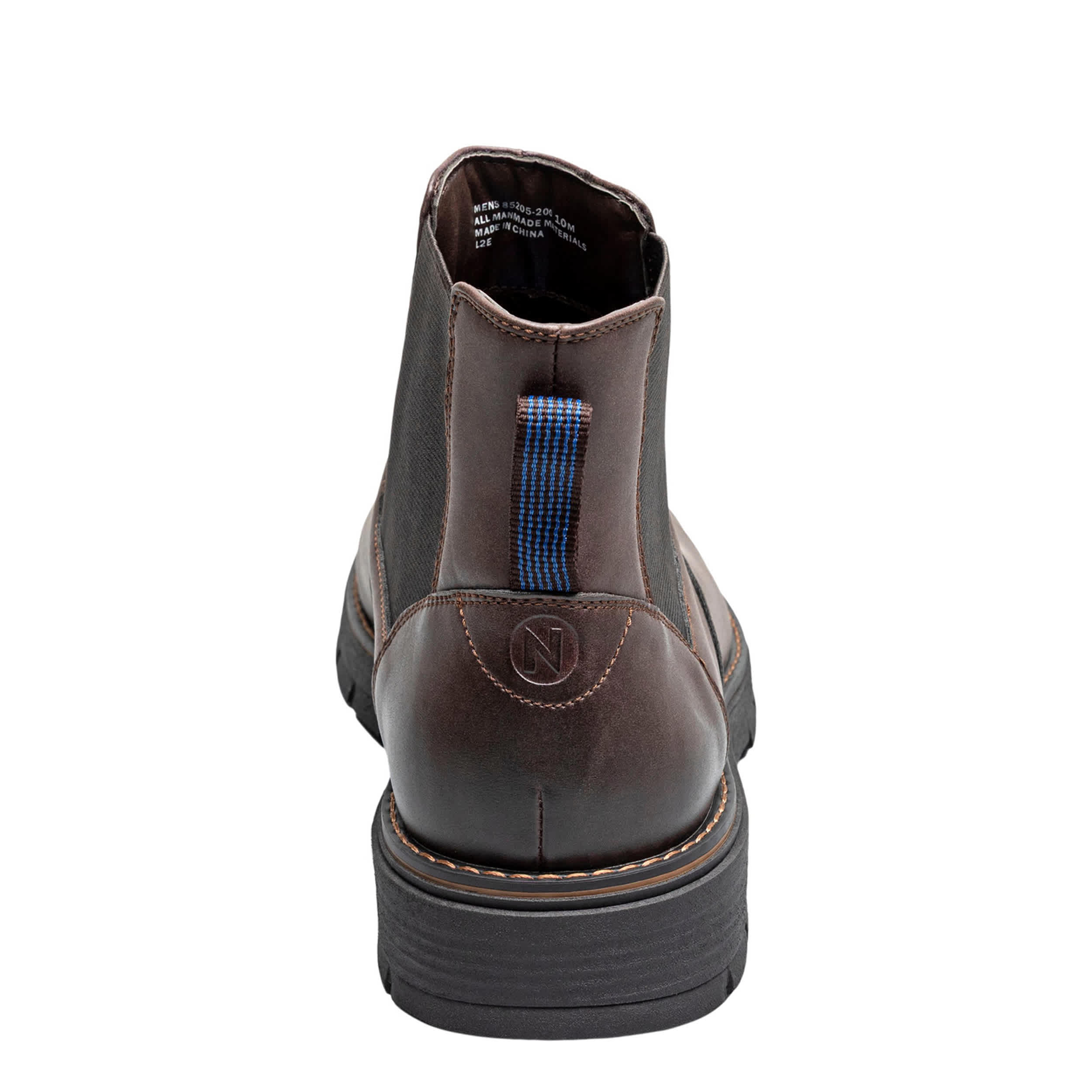 NUNN BUSH-MENS BRADY PLAIN TOE CHELSEA BOOT-BROWN & 