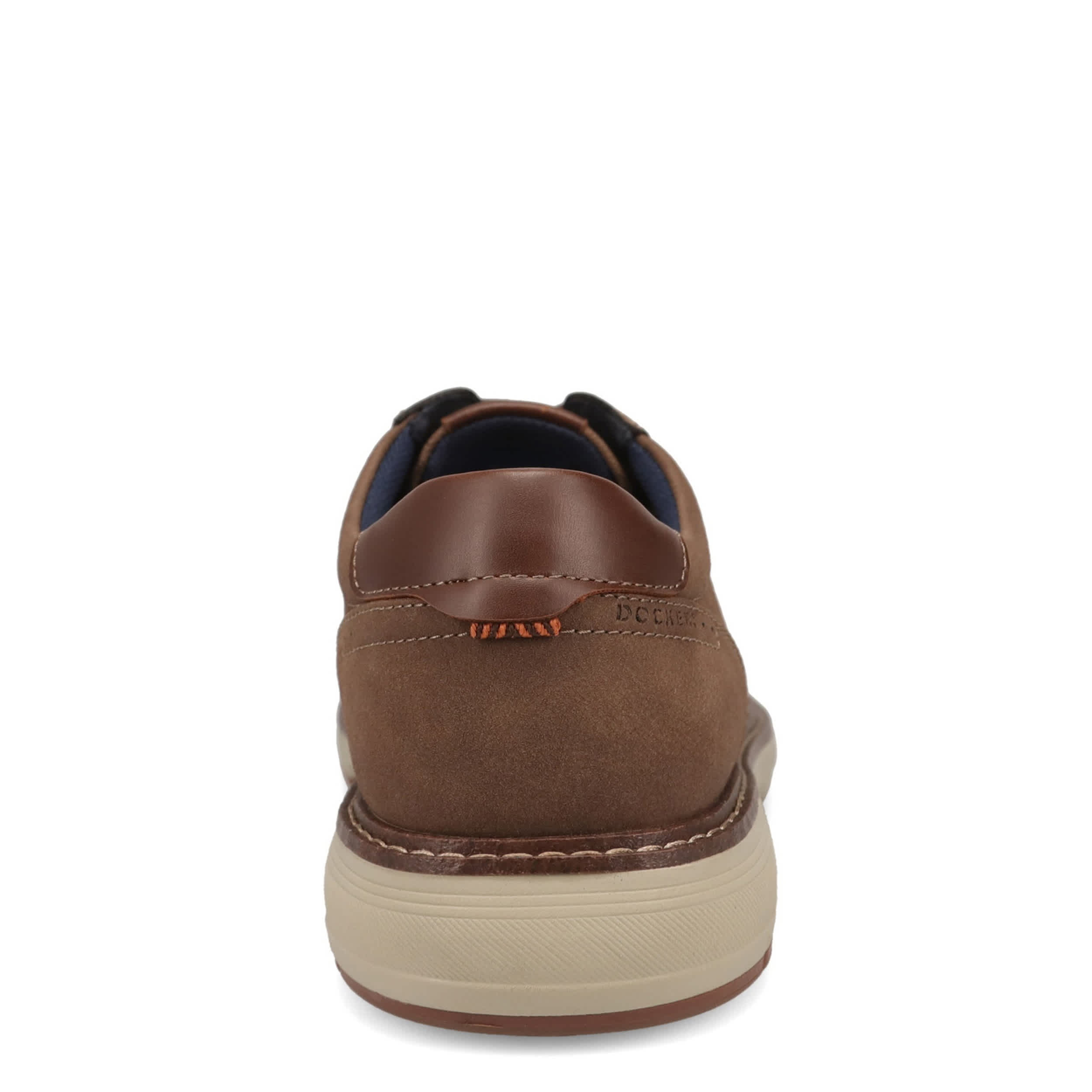 DOCKERS-MENS MARLON NUBUCK OXFORD-DARK BROWN & 