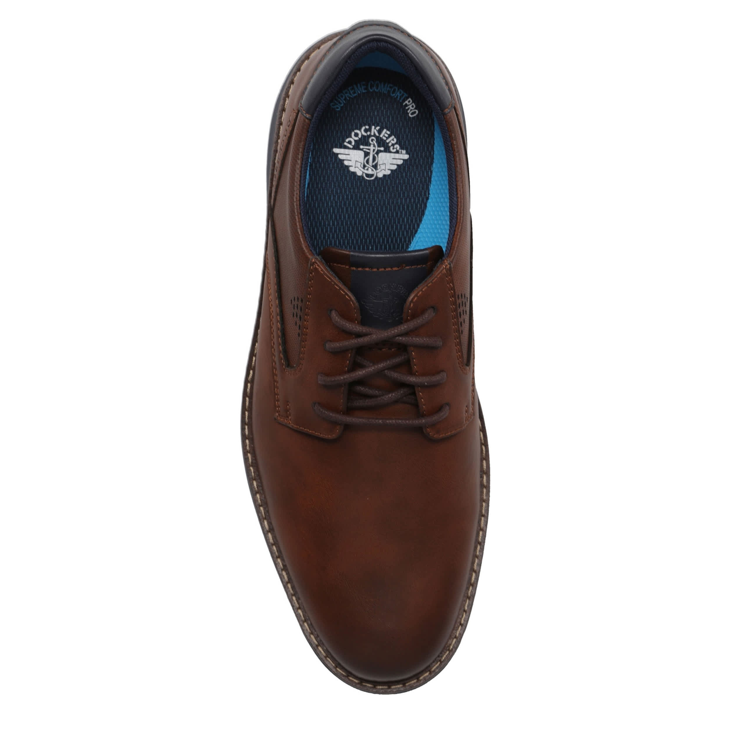 DOCKERS-MENS MATEO OXFORD-COGNAC & 