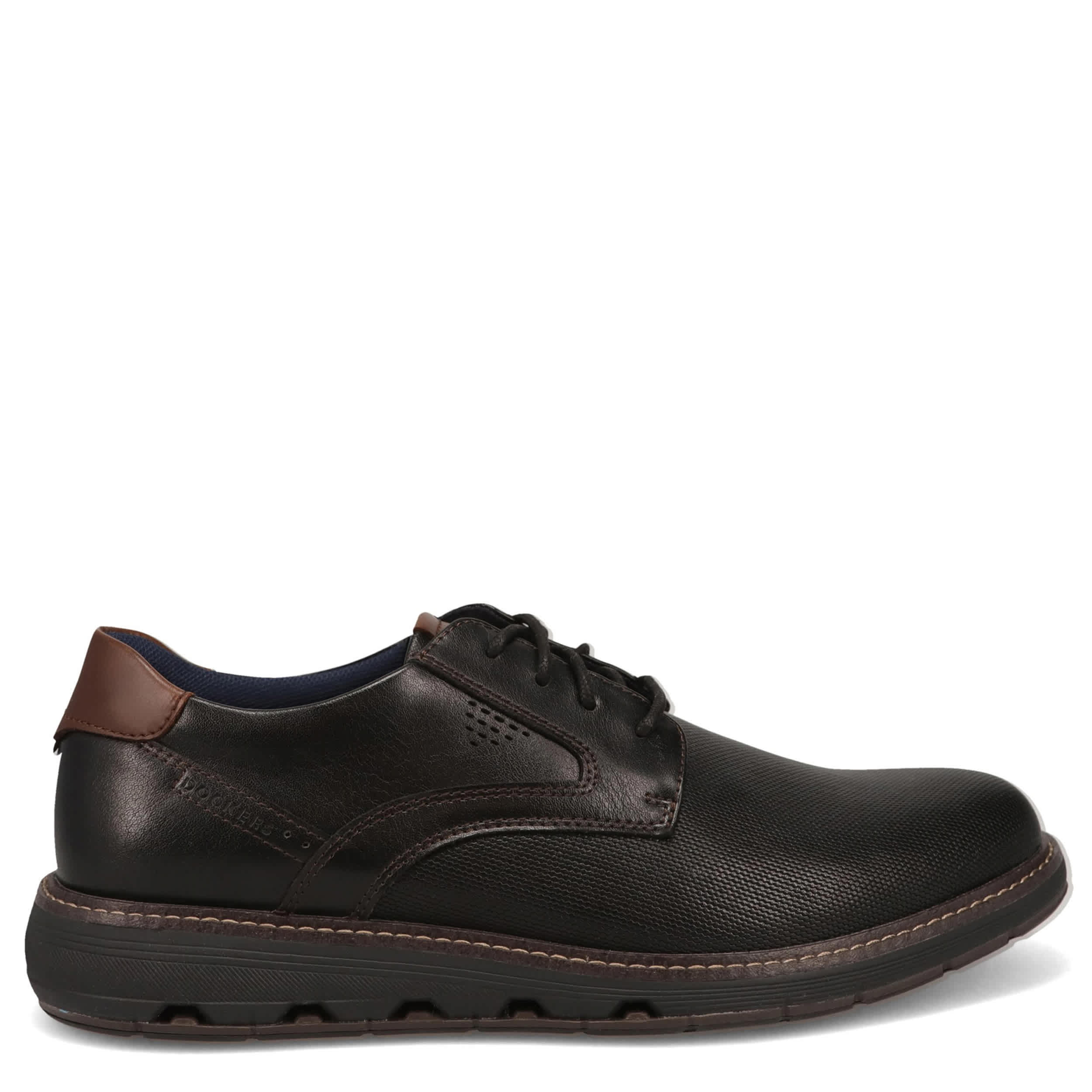 DOCKERS-MENS MURDOCH NUBUCK OXFORD-BLACK & 