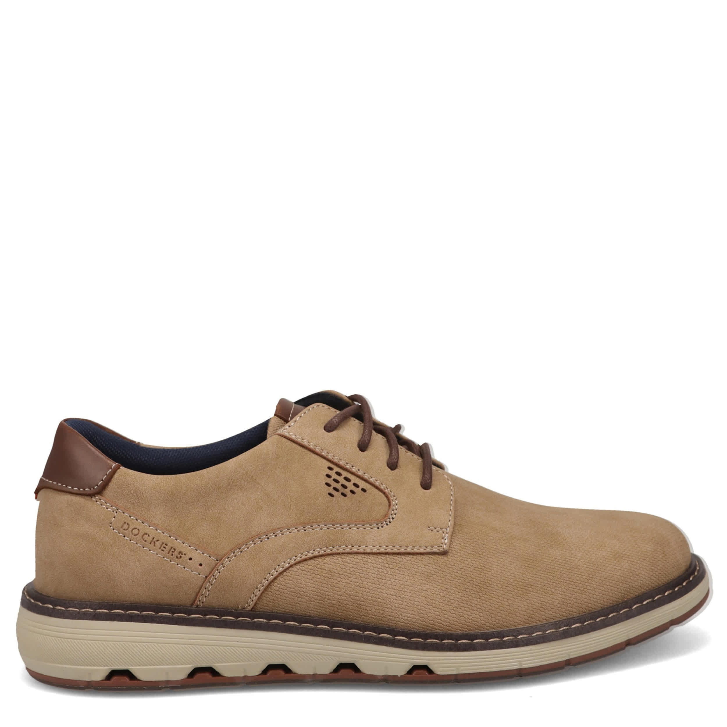 DOCKERS-MENS MURDOCH NUBUCK OXFORD-TAUPE & 