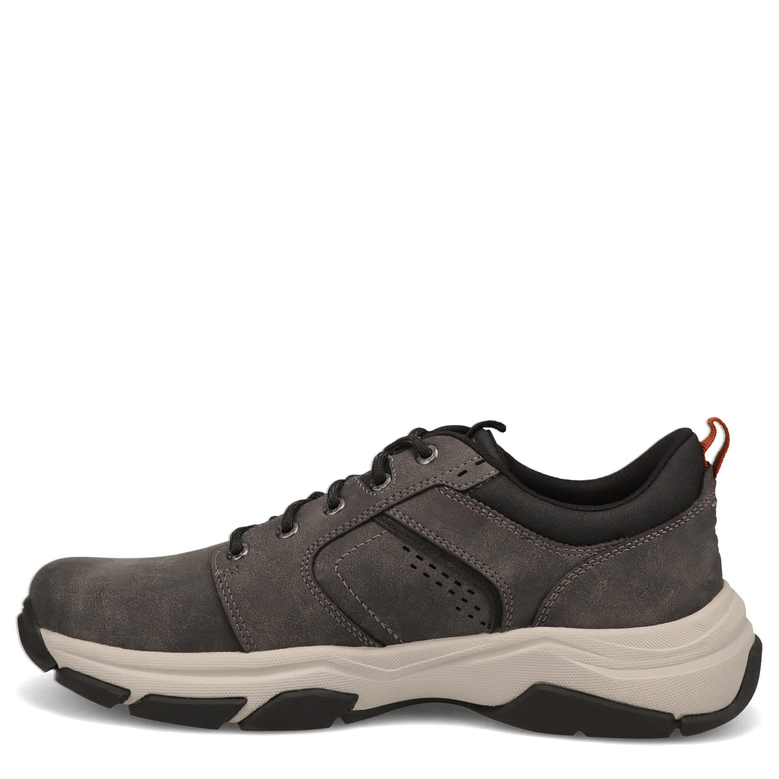 DOCKERS-MENS ROCKWELL DISTRESSED CASUAL SNEAKER-DARK GREY & 