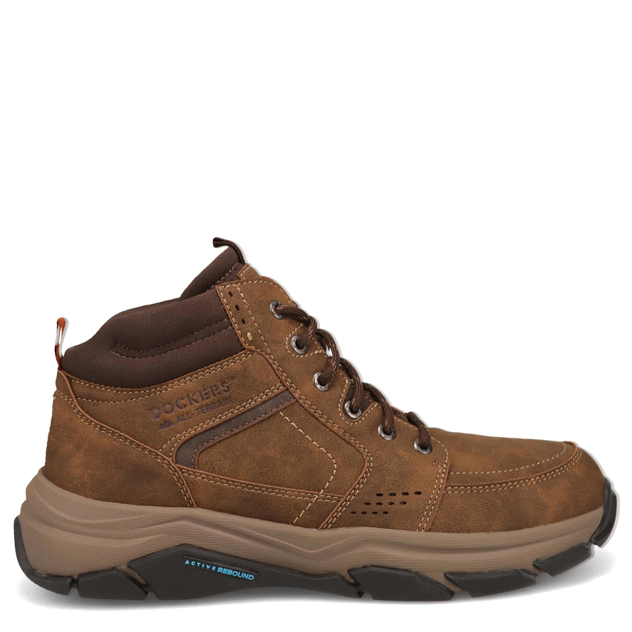 DOCKERS-MENS ROYCE CASUAL LACE UP BOOT-BROWN & 