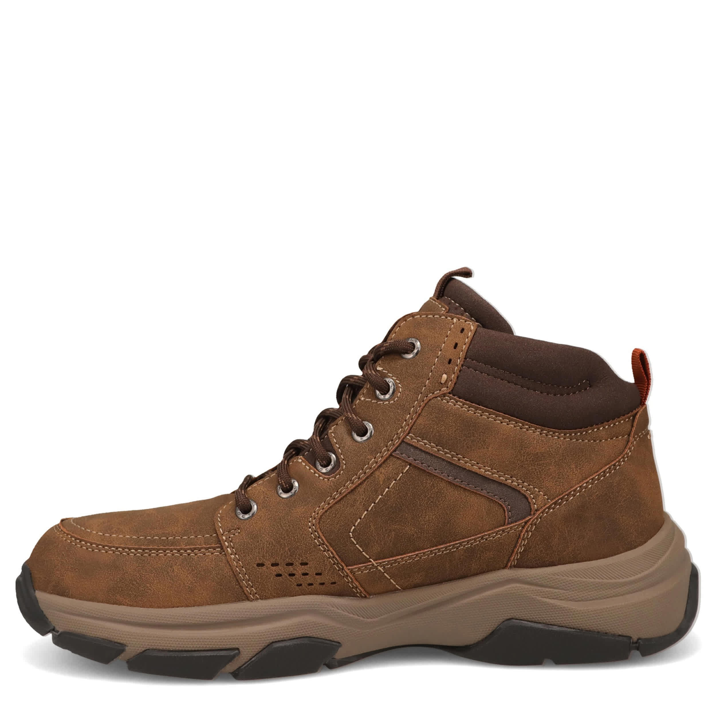 DOCKERS-MENS ROYCE CASUAL LACE UP BOOT-BROWN & 