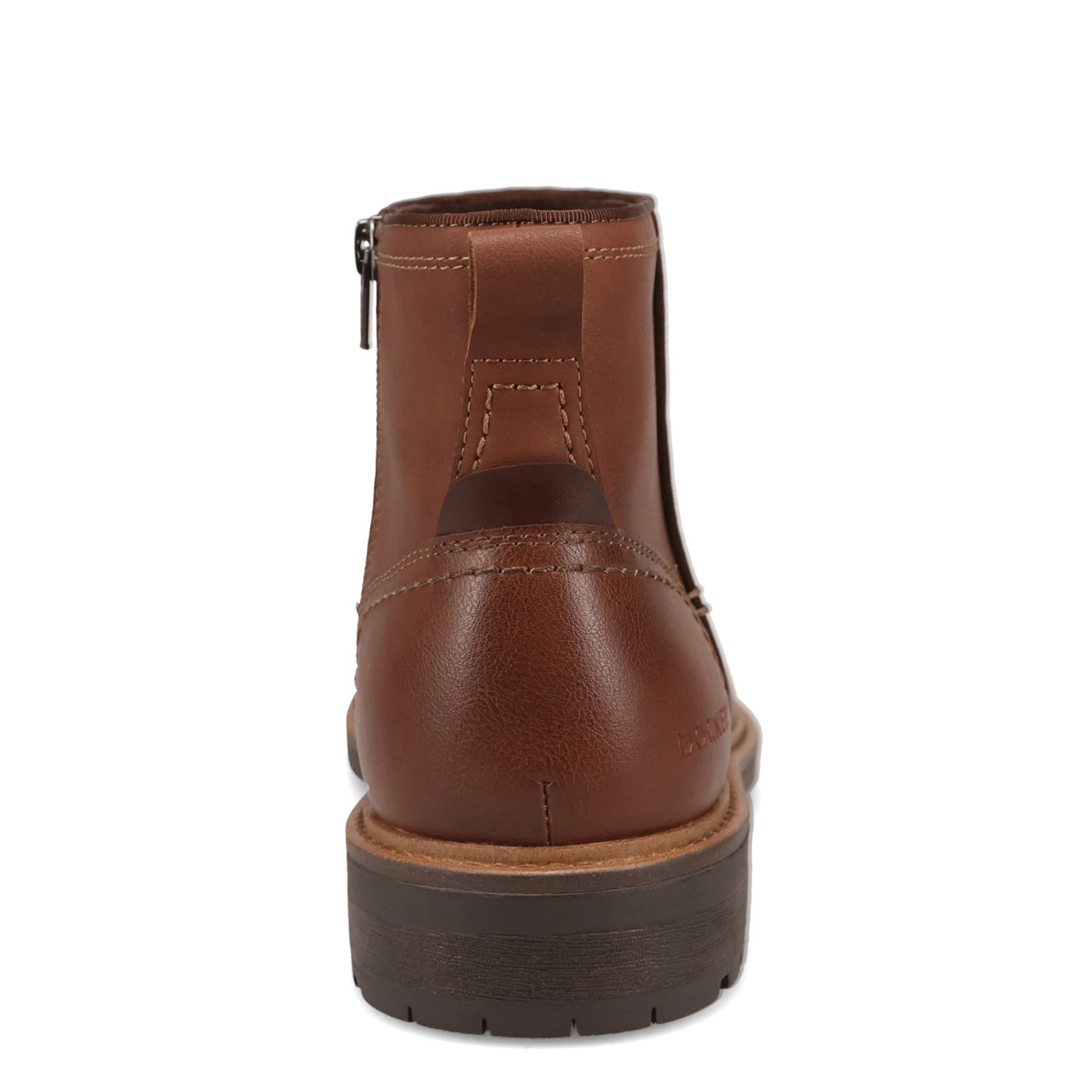 DOCKERS-MENS BLACKWELL BURNISHED CRAZYHORSE CHELSEA BOOT-DARK TAN & 