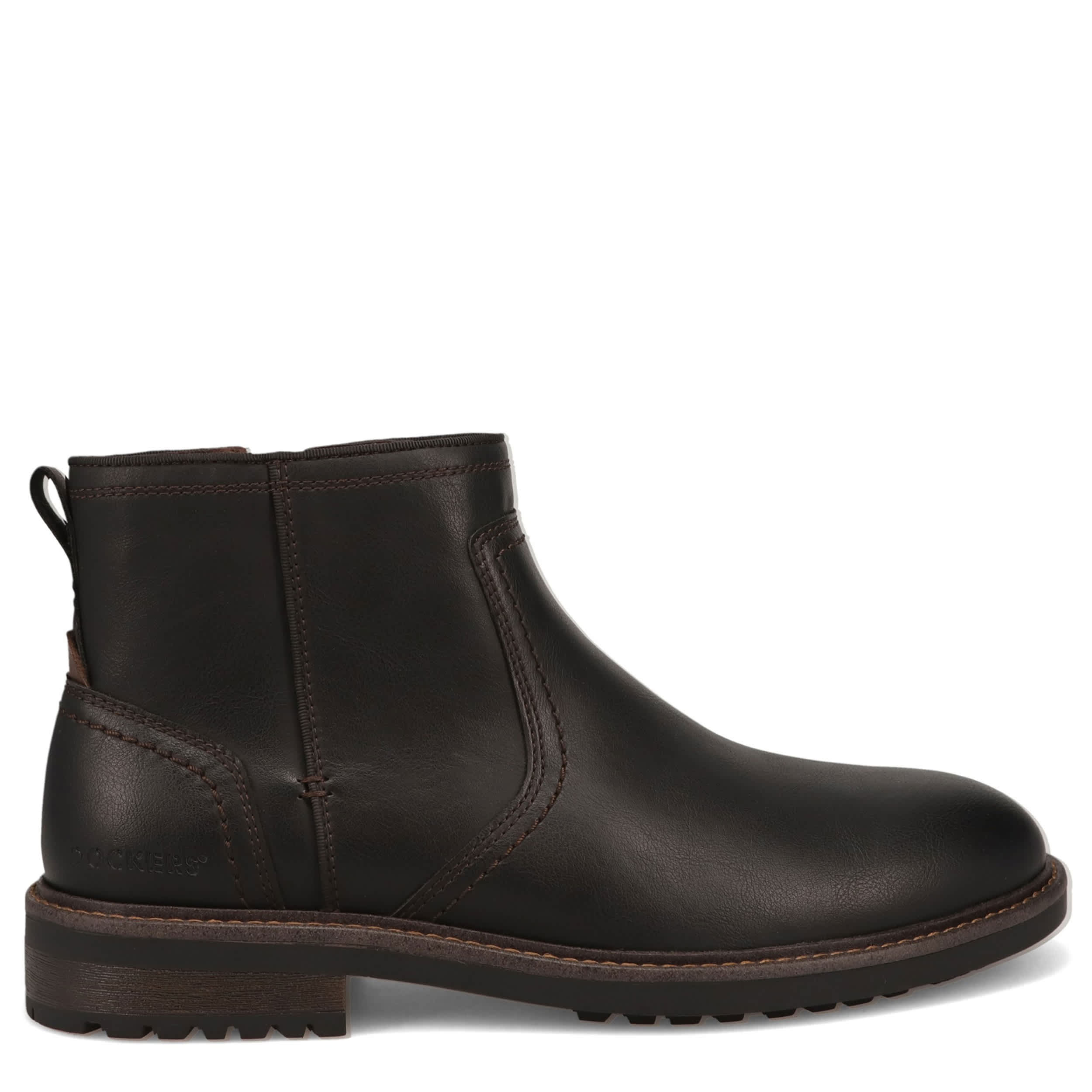 DOCKERS-MENS BLACKWELL BURNISHED CRAZYHORSE CHELSEA BOOT-BLACK & 