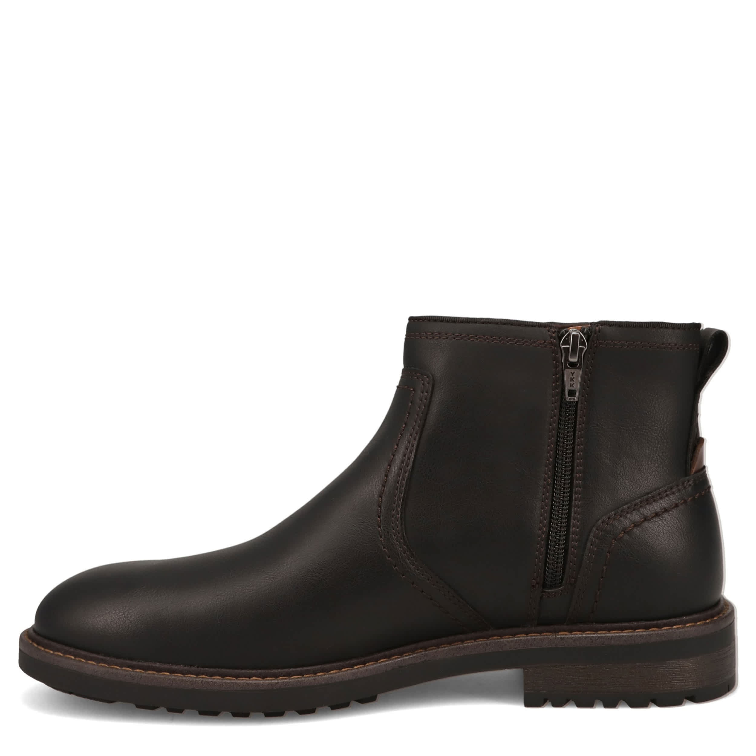 DOCKERS-MENS BLACKWELL BURNISHED CRAZYHORSE CHELSEA BOOT-BLACK & 