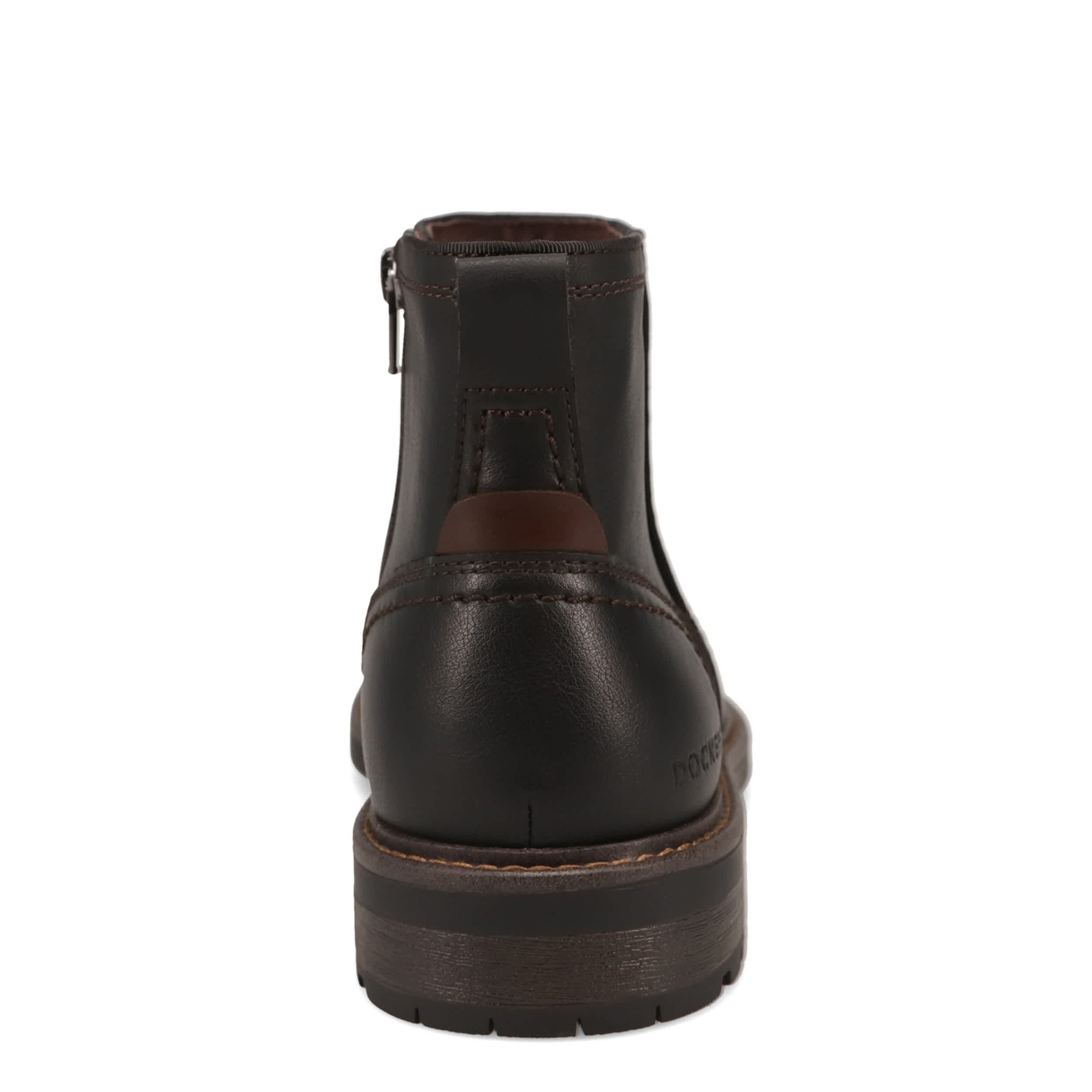 DOCKERS-MENS BLACKWELL BURNISHED CRAZYHORSE CHELSEA BOOT-BLACK & 