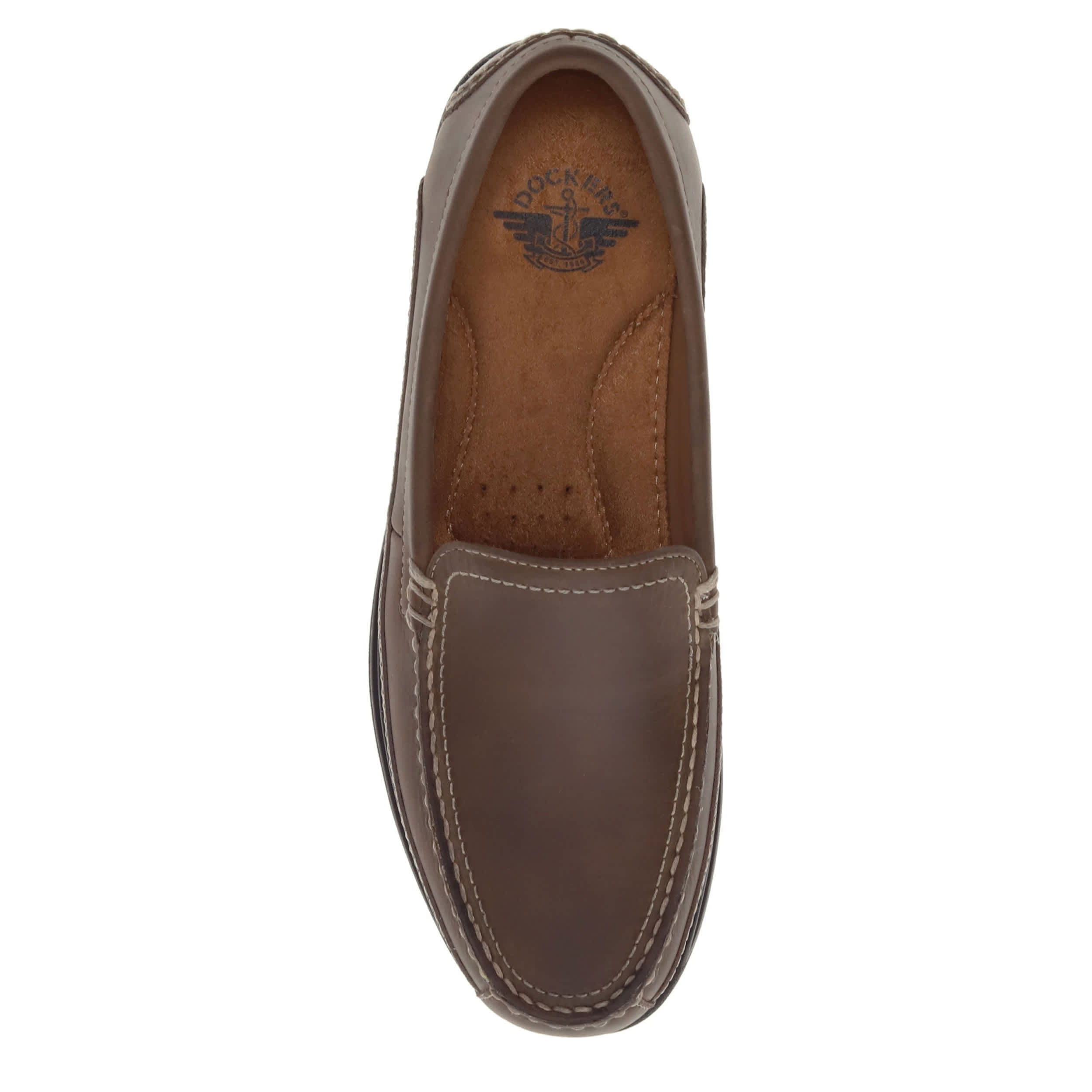 DOCKERS-MENS CATALINA CASUAL LOAFER-DARK BROWN & 