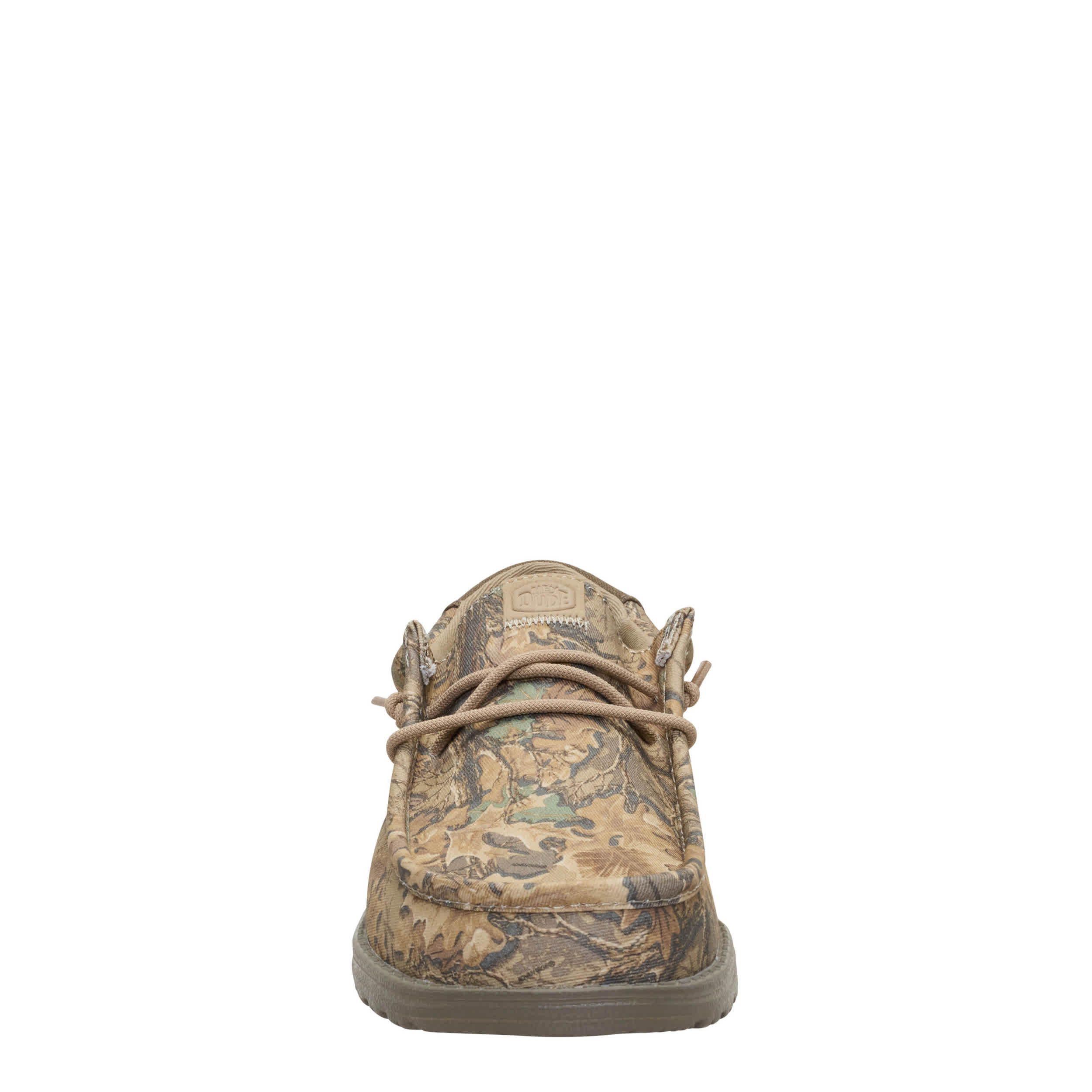 HEYDUDE-MENS WALLY REALTREE ADV CLASSIC SLIP ON SNEAKER-BROWN & 