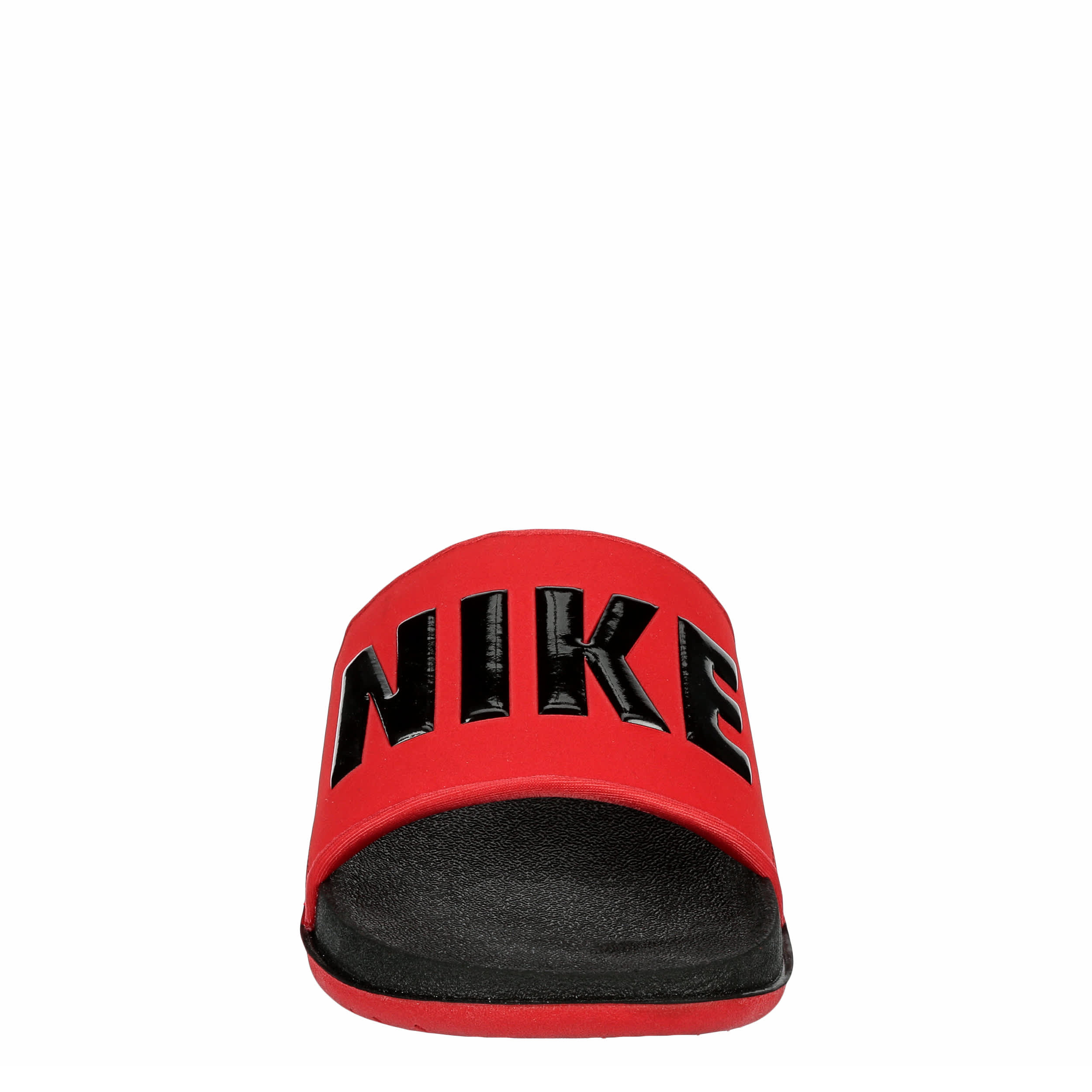 NIKE-MENS OFFCOURT SLIDE SANDAL-RED & BLACK