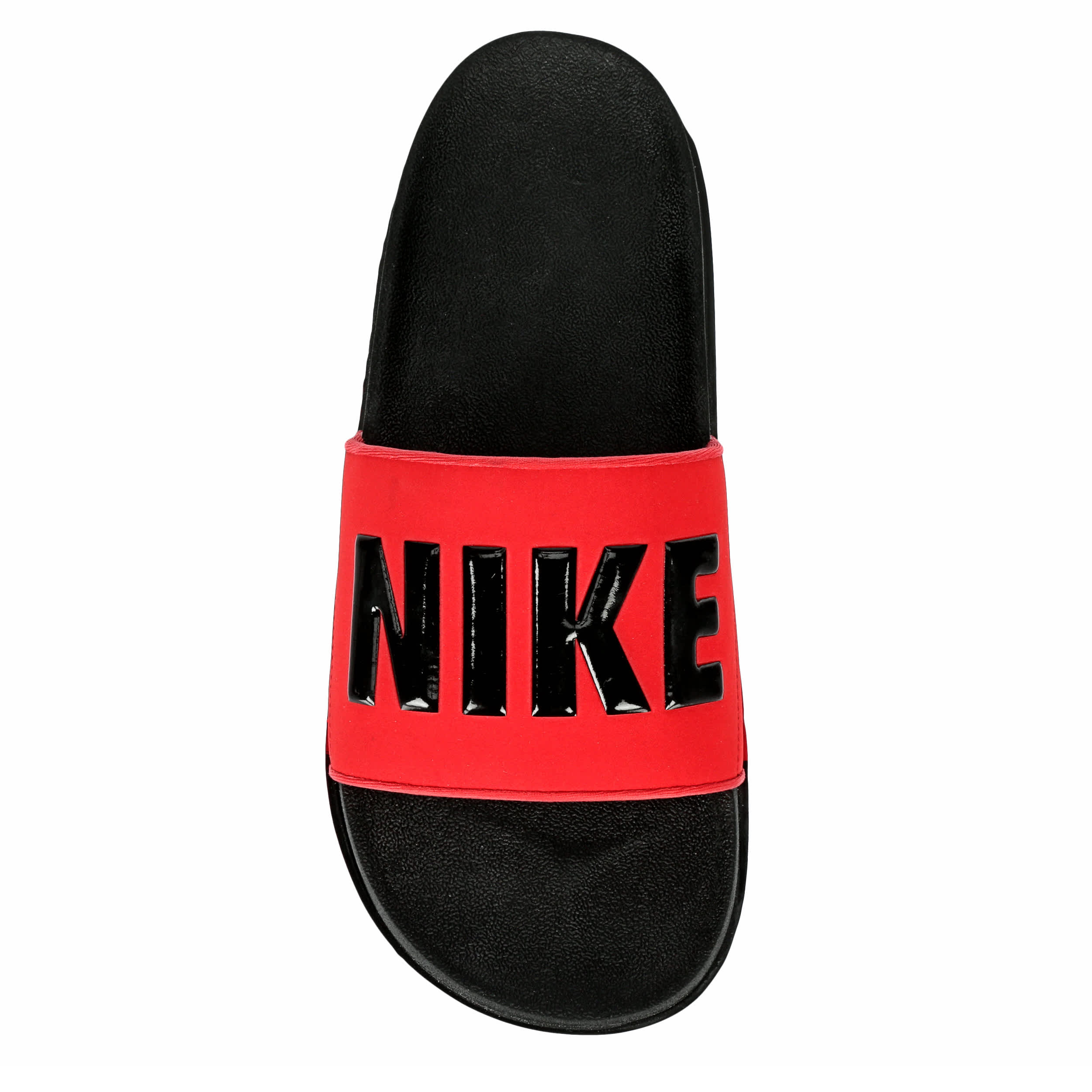 NIKE-MENS OFFCOURT SLIDE SANDAL-RED & BLACK