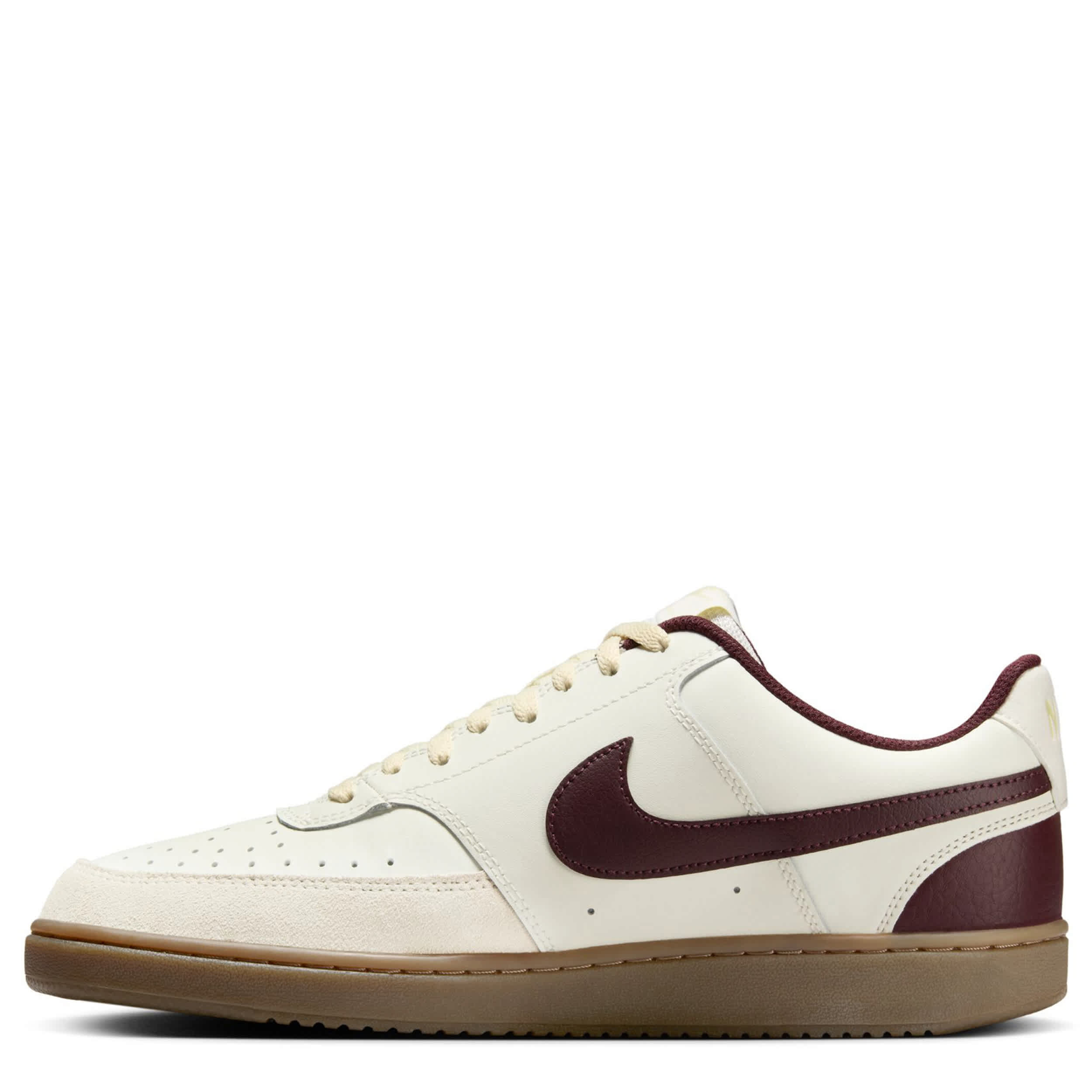 NIKE MENS COURT VISION LOW SNEAKER - OFF WHITE