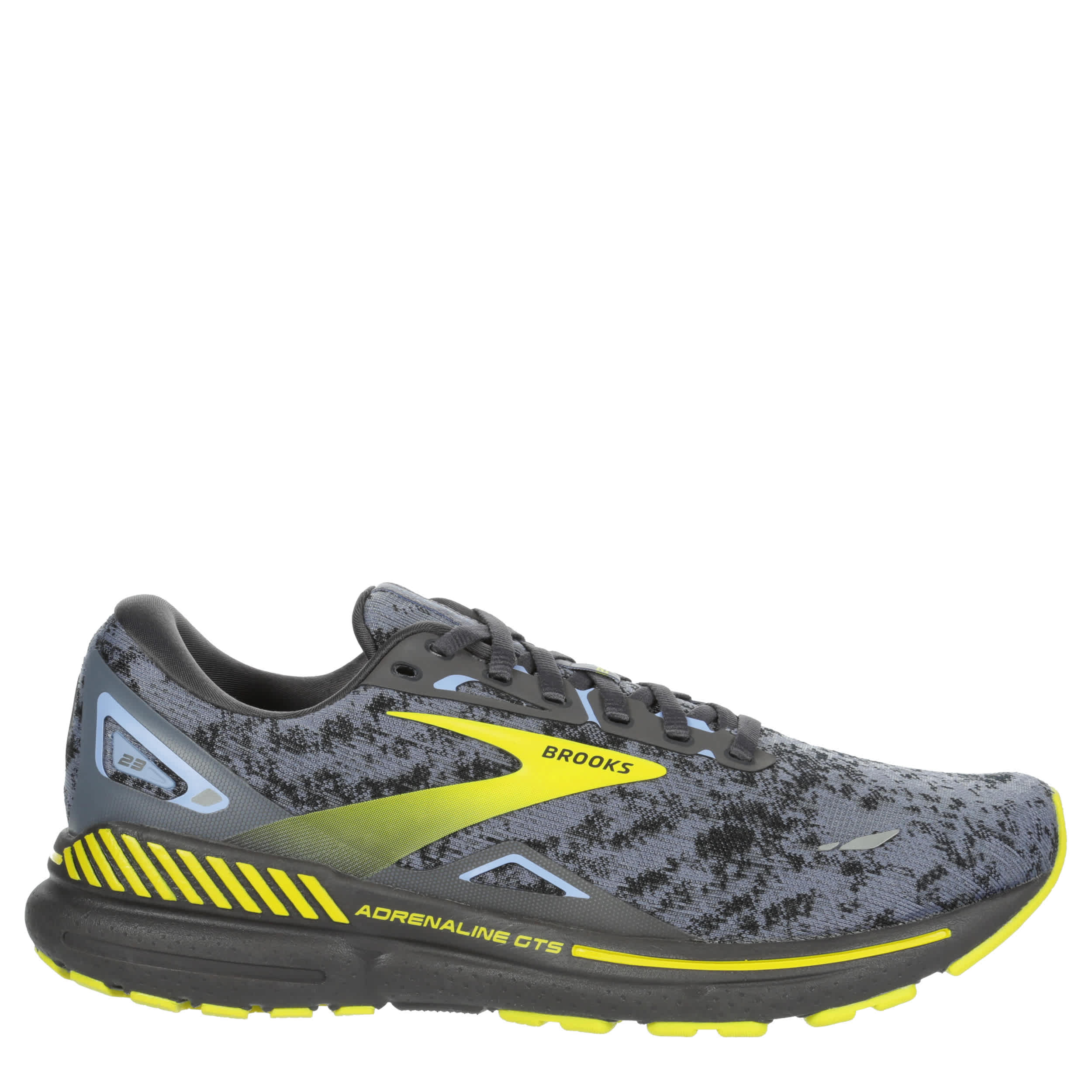 BROOKS MENS ADRENALINE GTS 23 RUNNING SHOE - BLACK