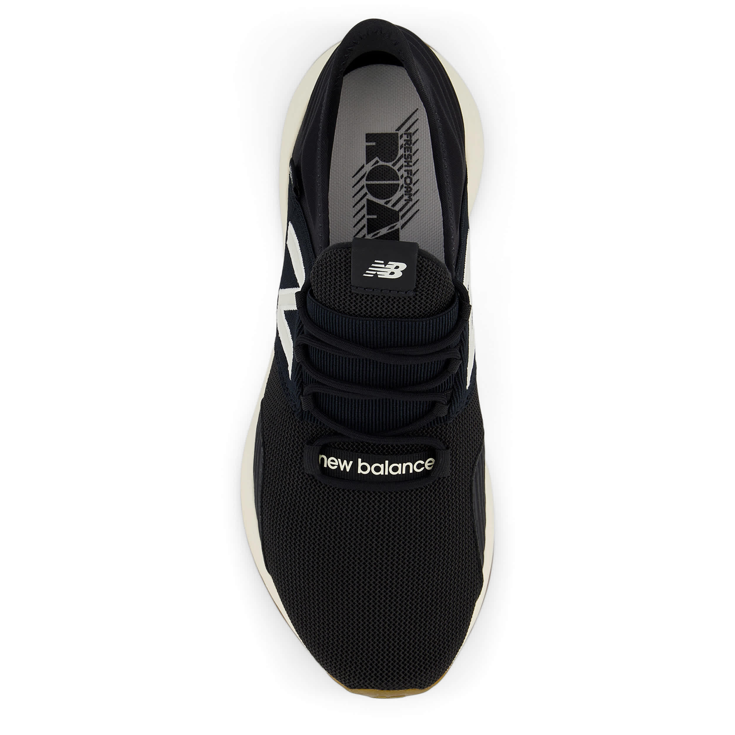 NEW BALANCE MENS FRESH FOAM ROAV RUNNING SHOE - BLACK