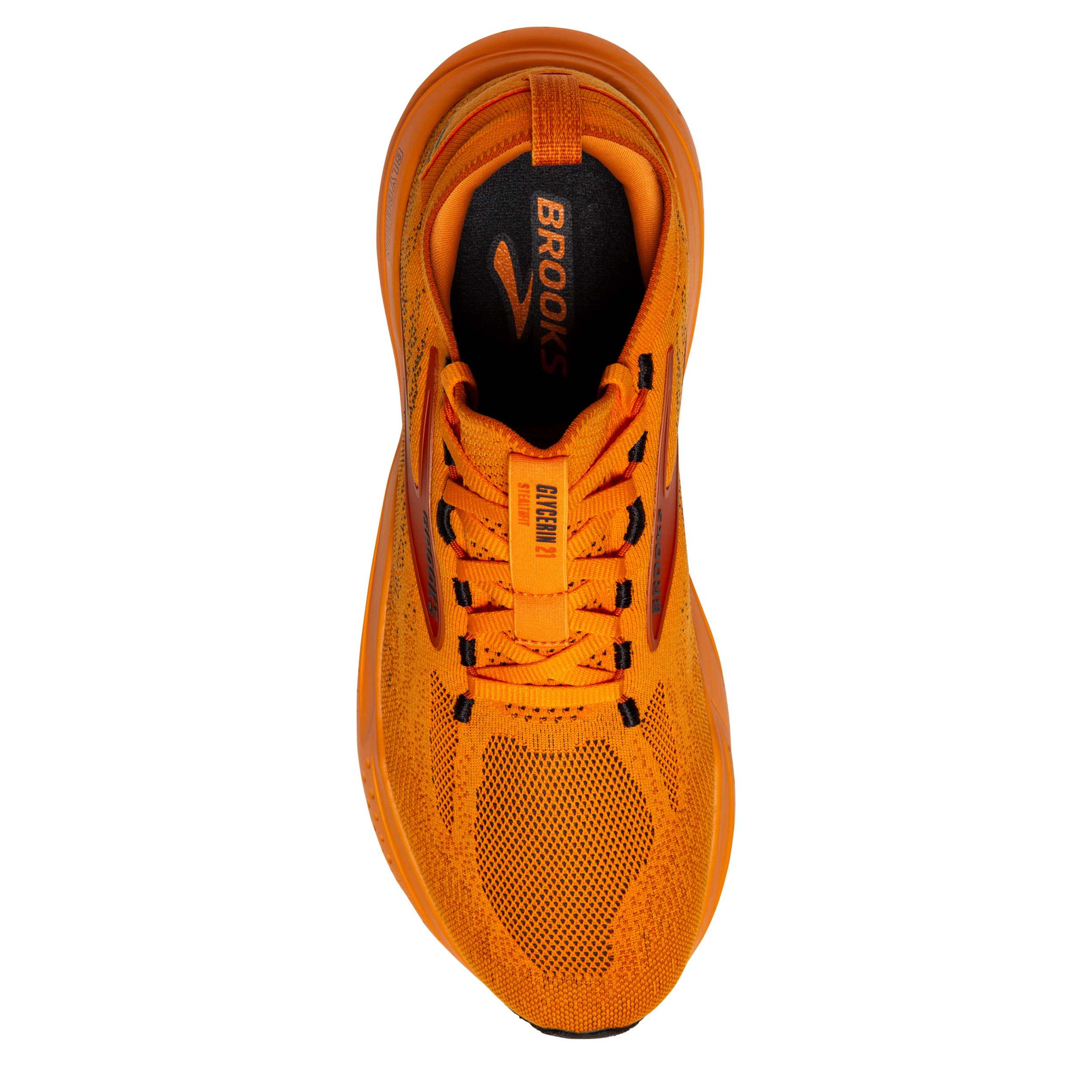 Orange Brooks Mens Glycerin Stealthfit 21 Running Shoe | Rack Room