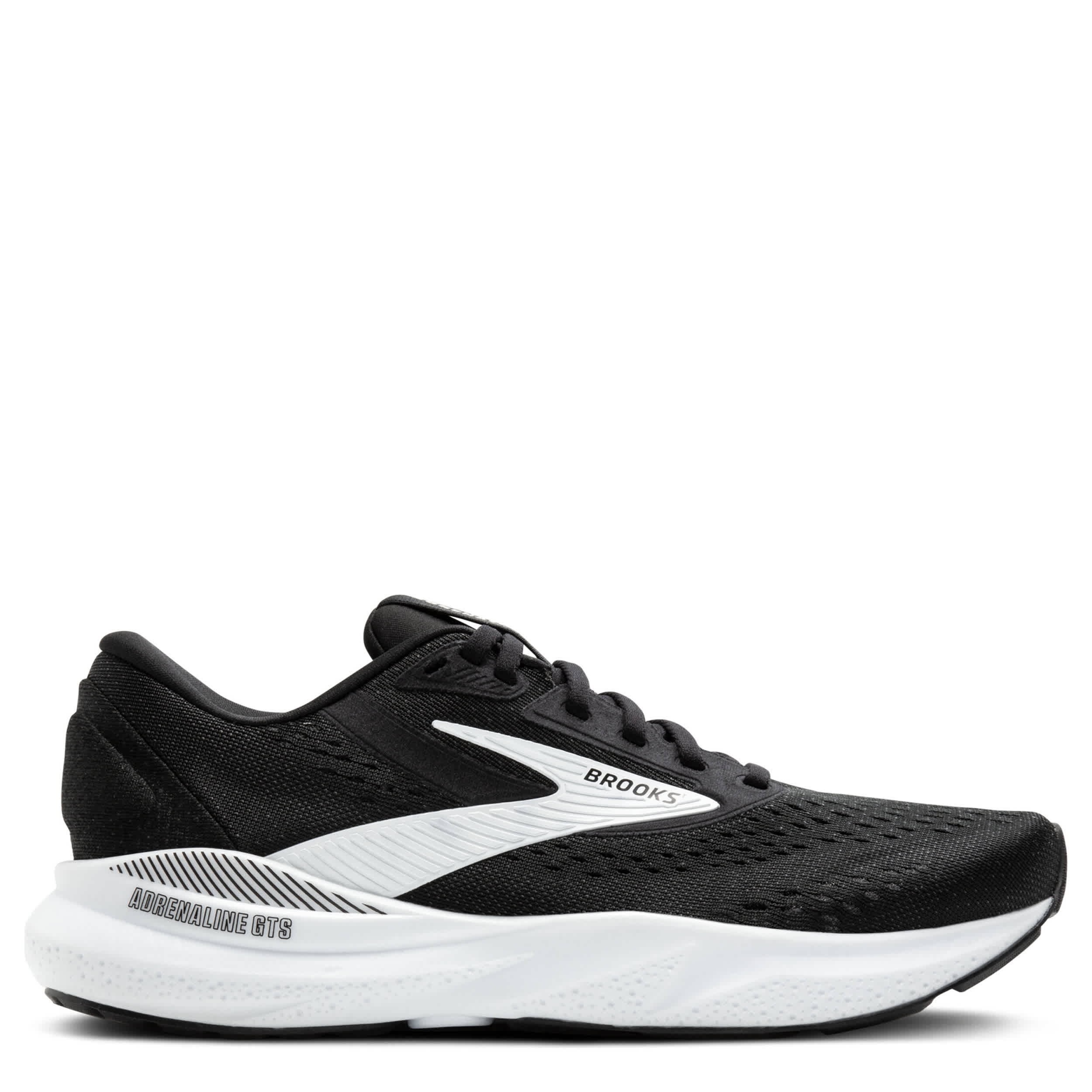 BROOKS MENS ADRENALINE GTS 24 RUNNING SHOE - BLACK