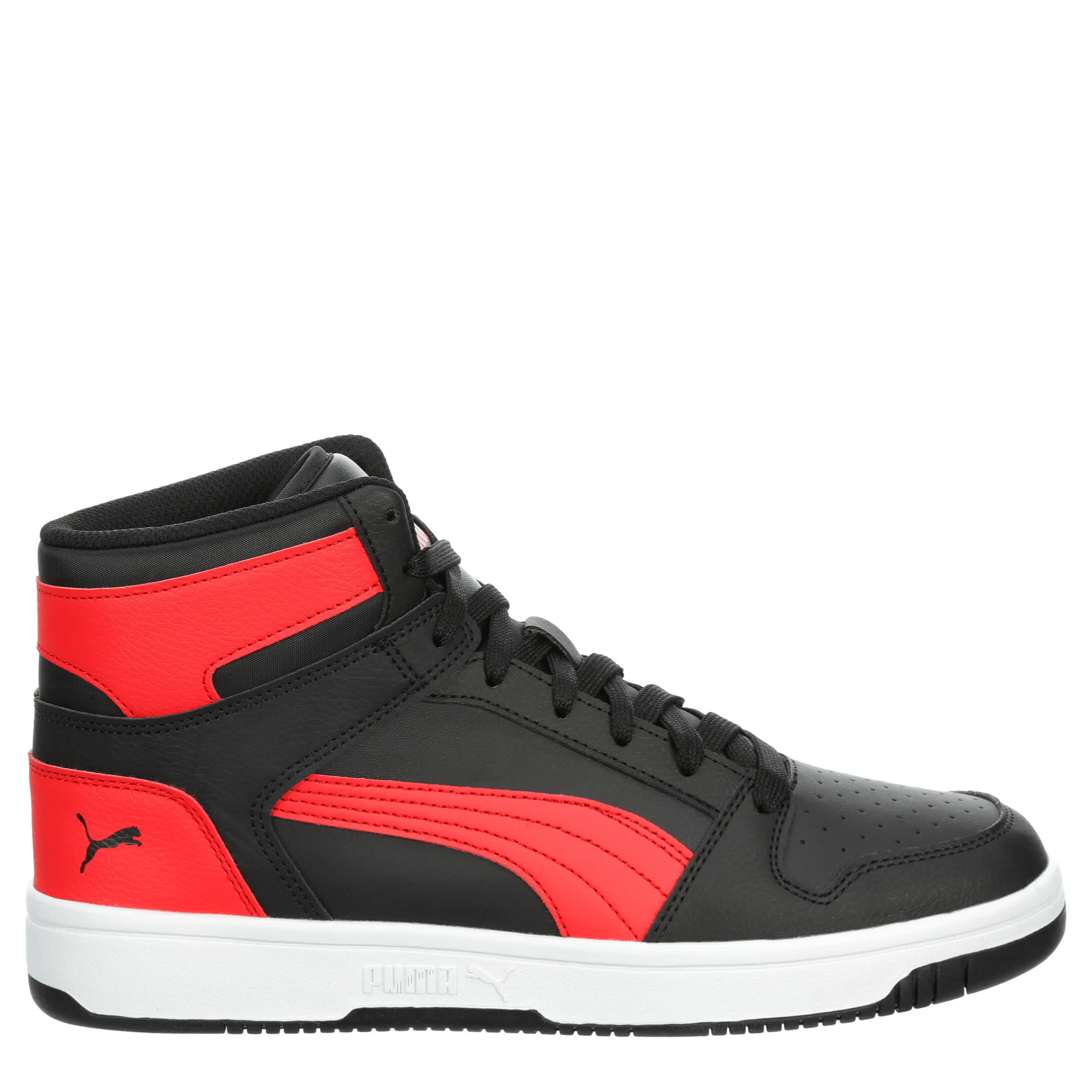 PUMA MENS REBOUND LAYUP SNEAKER - WIDE - BLACK