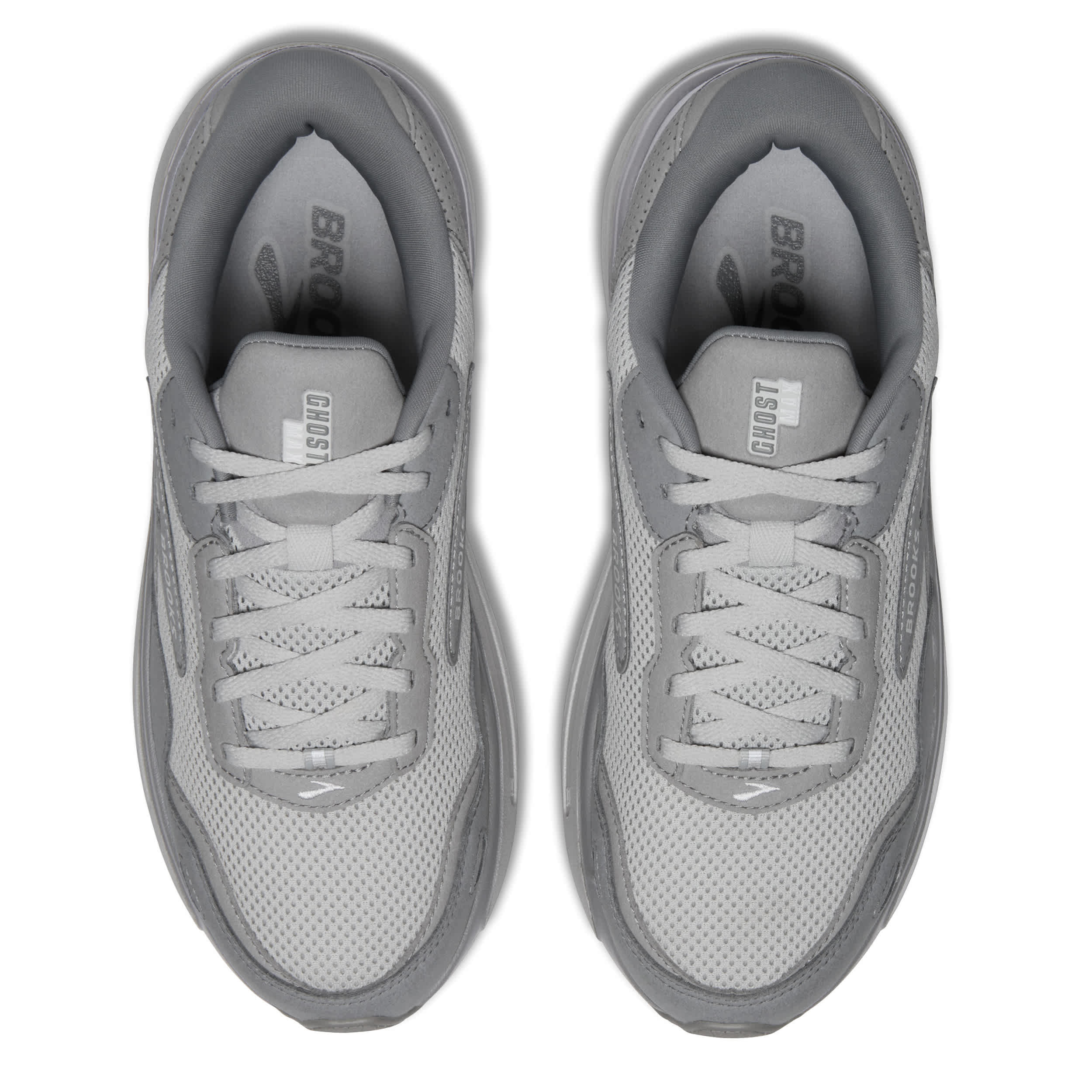 BROOKS-MENS GHOST MAX SE RUNNING SHOE-GREY & GREY