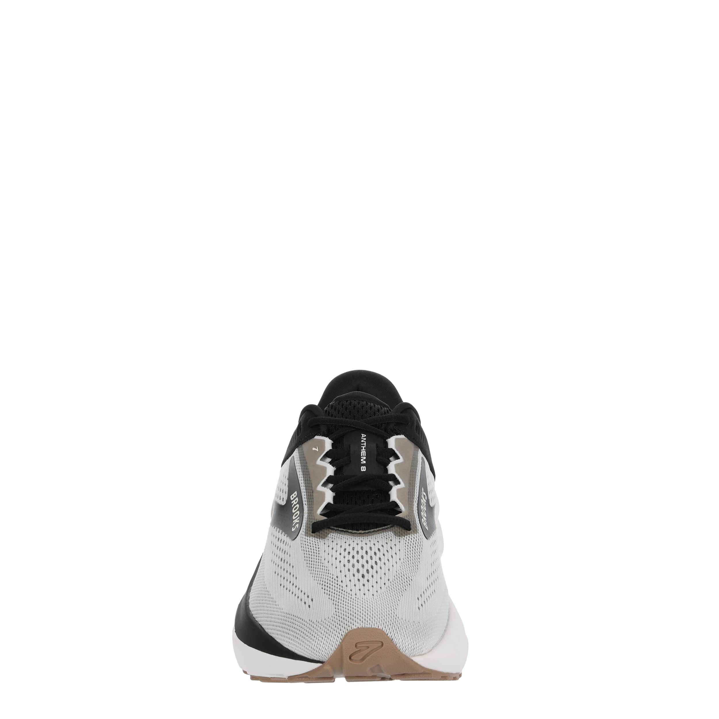 BROOKS-MENS ANTHEM 8 RUNNING SHOE-WHITE & BLACK
